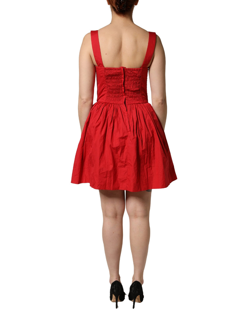 Dolce & Gabbana Red Casual Dress for Women side view