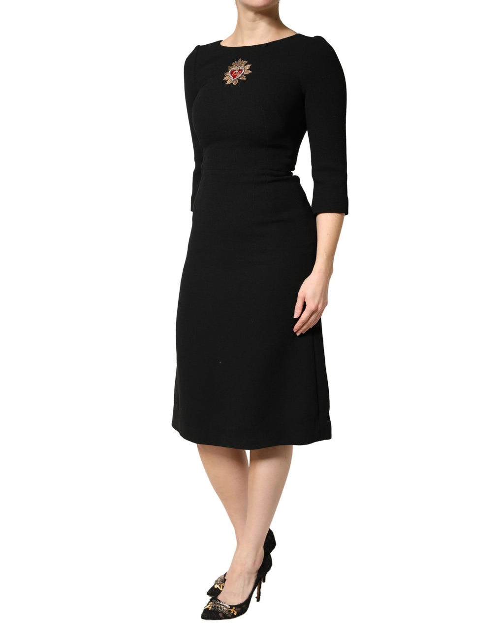 Dolce & Gabbana Black Casual Dress for Women detail view