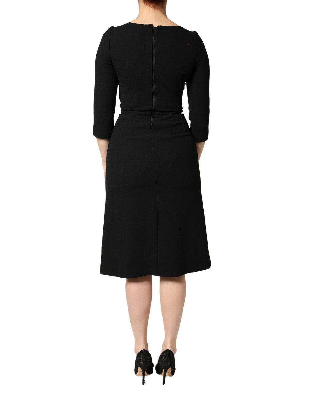 Dolce & Gabbana Black Casual Dress for Women side view