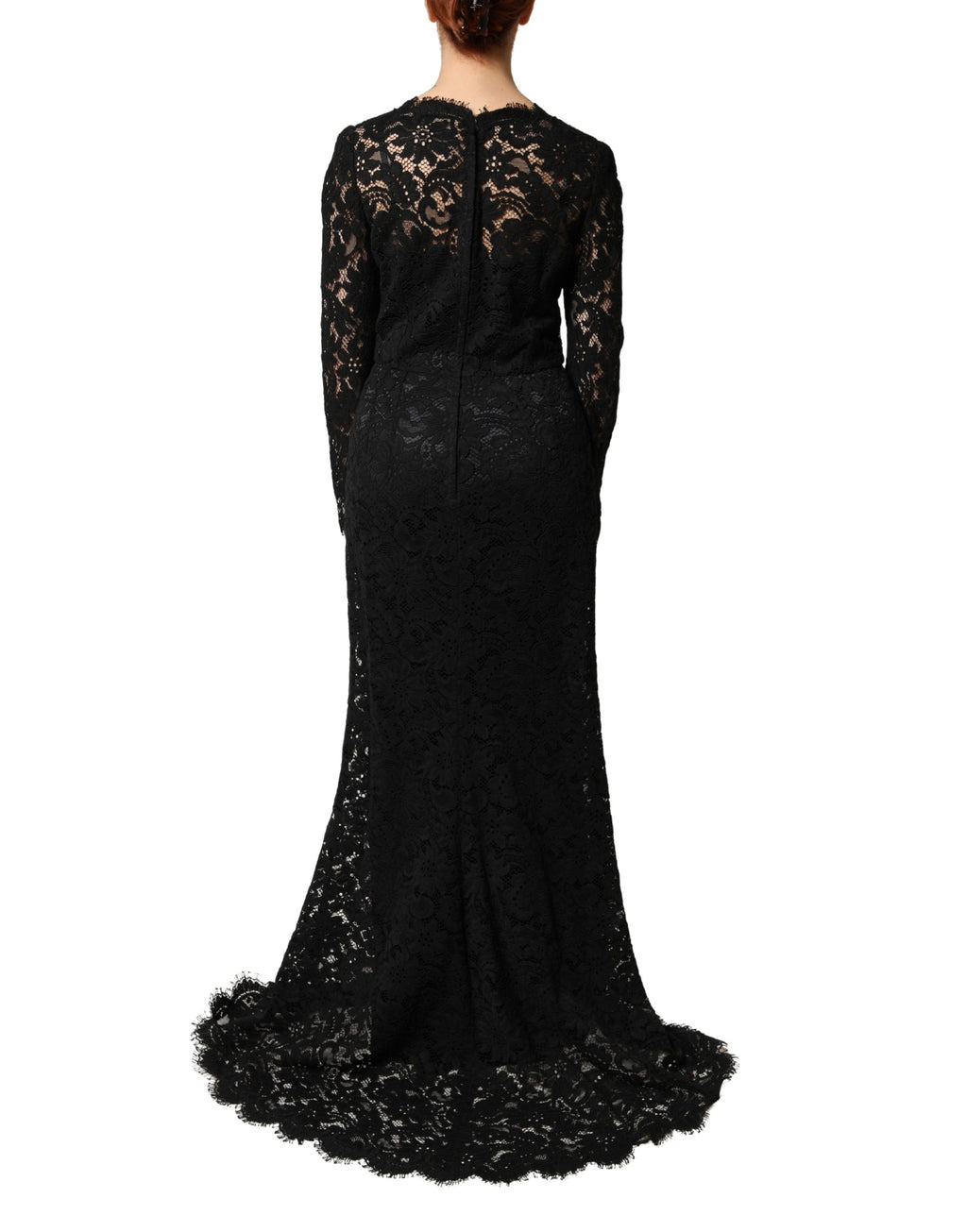 Dolce & Gabbana Black Long Dress for Women side view