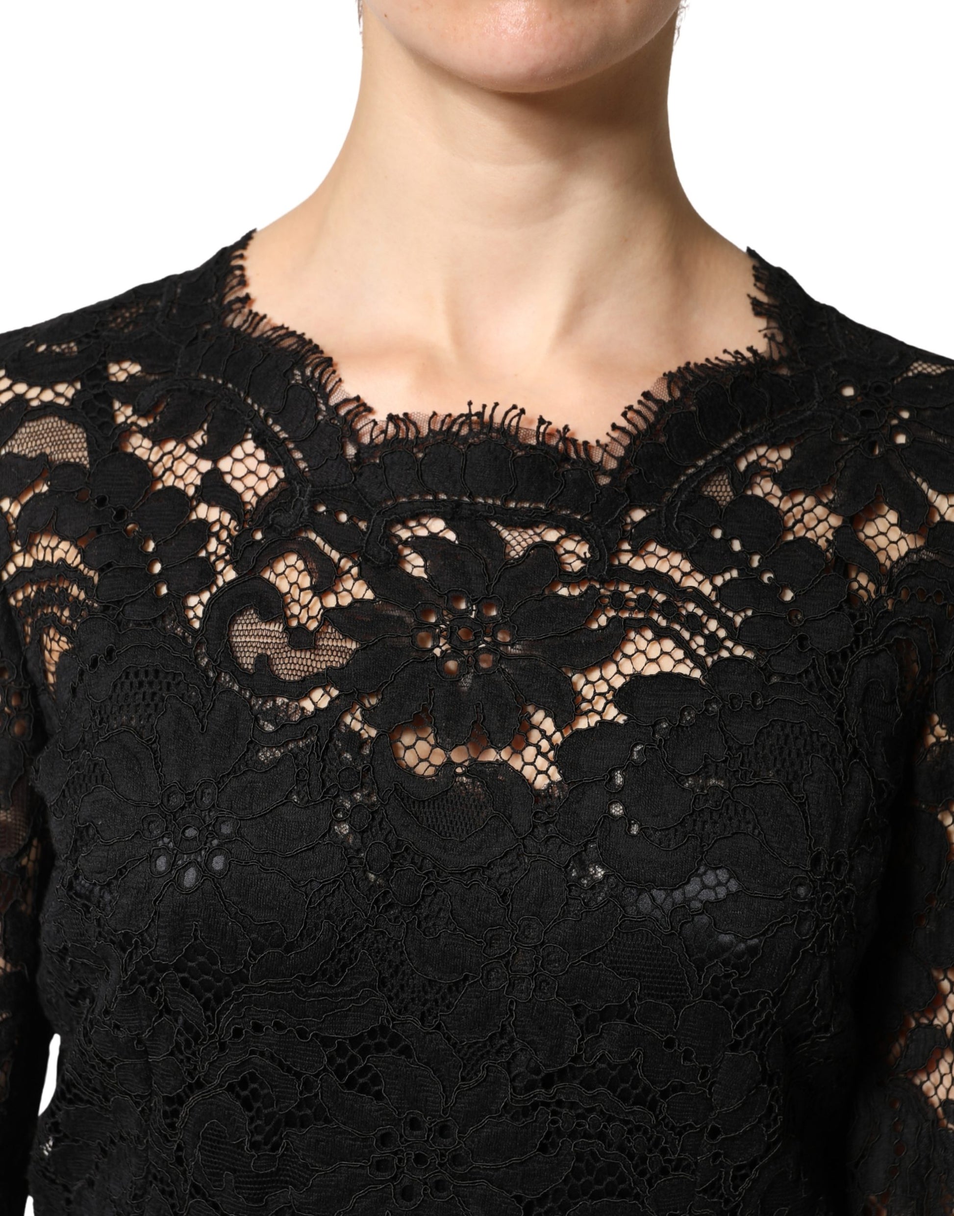 Dolce & Gabbana Black Long Dress for Women additional view