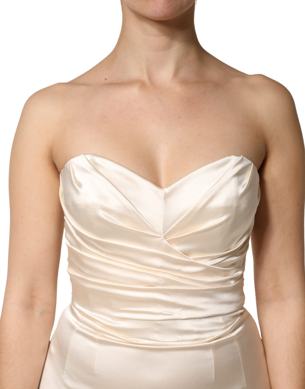 Dolce & Gabbana White Long Dress for Women additional view