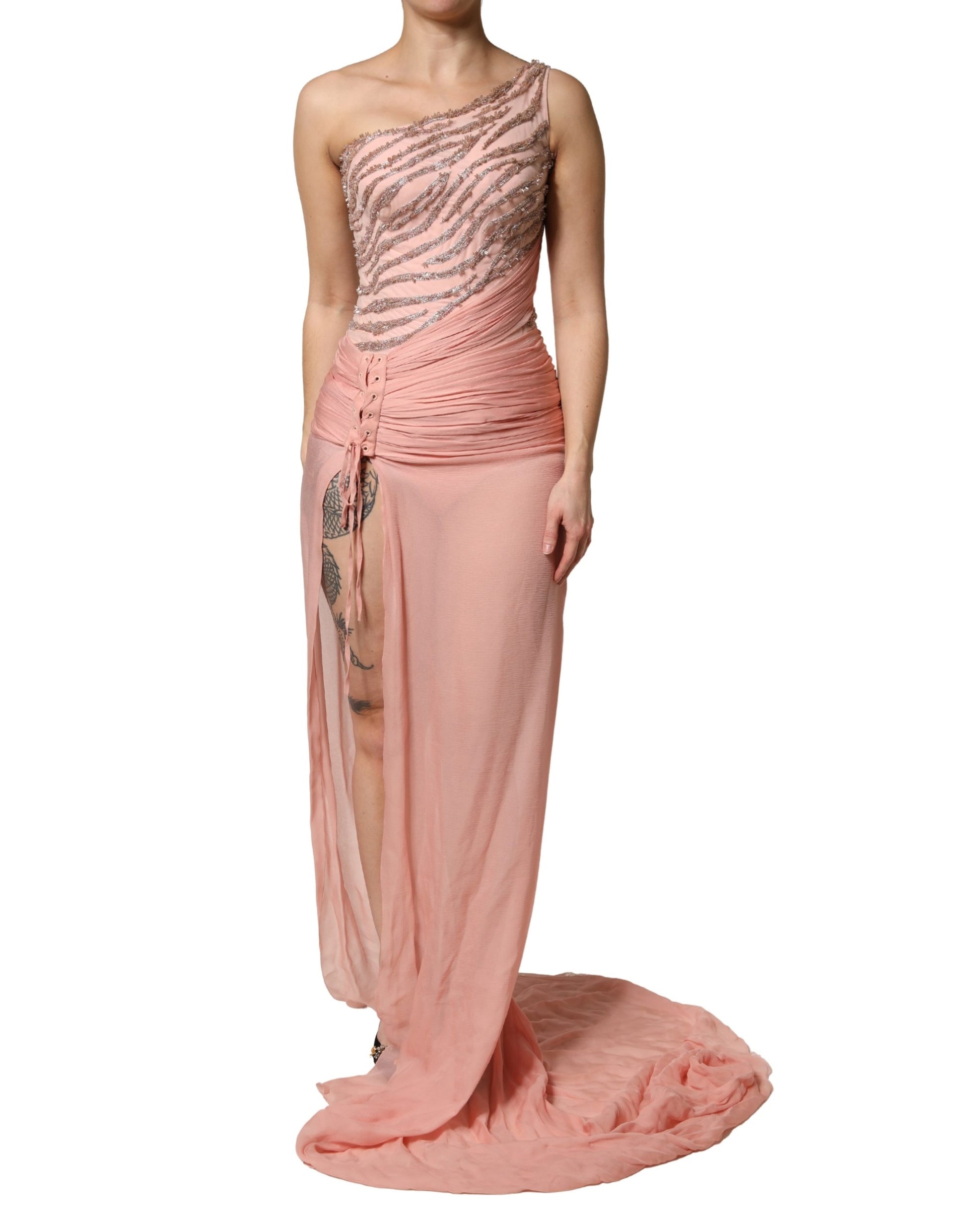 Dolce & Gabbana Pink Long Dress for Women alternate view