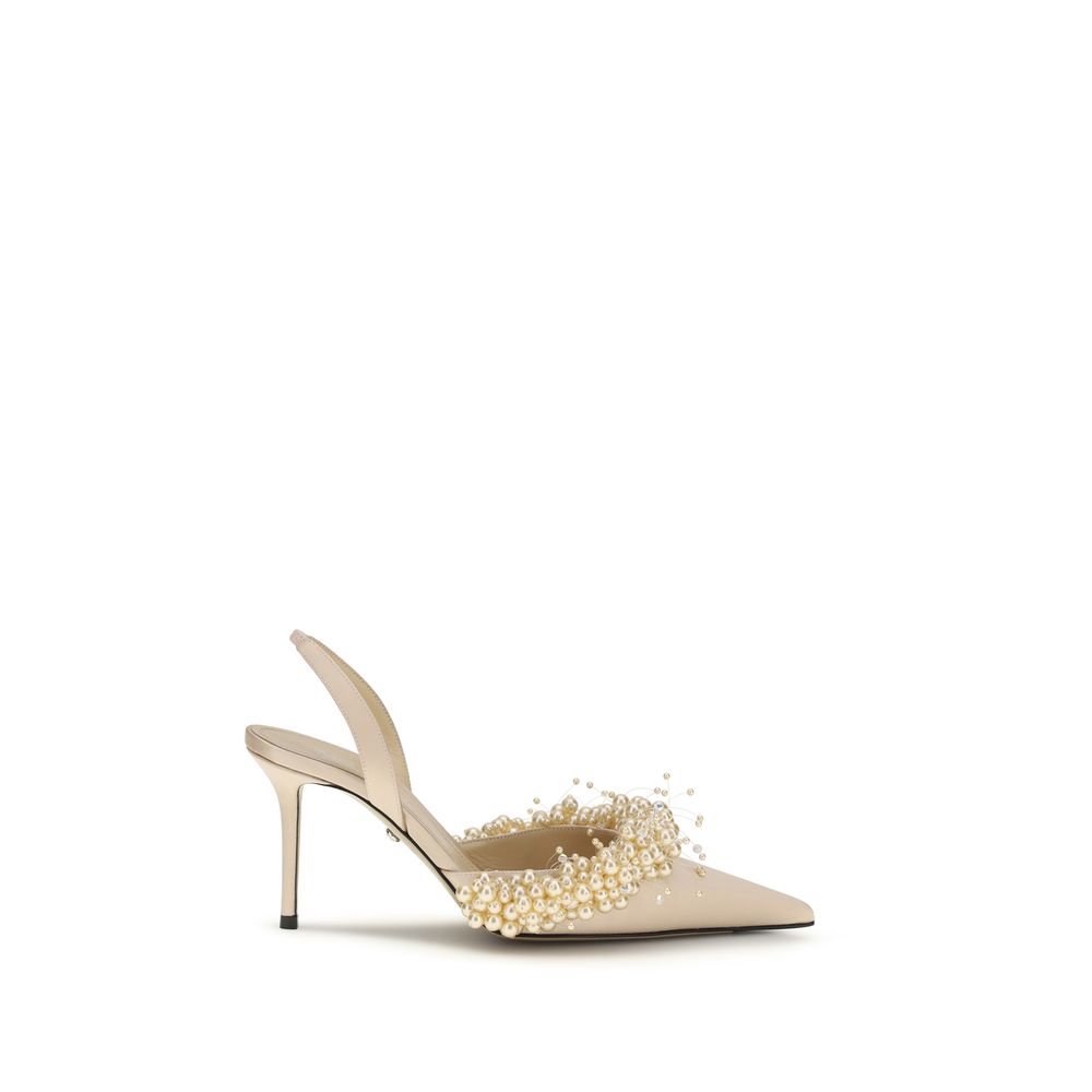MACH & MACH Beige High Heel for Women