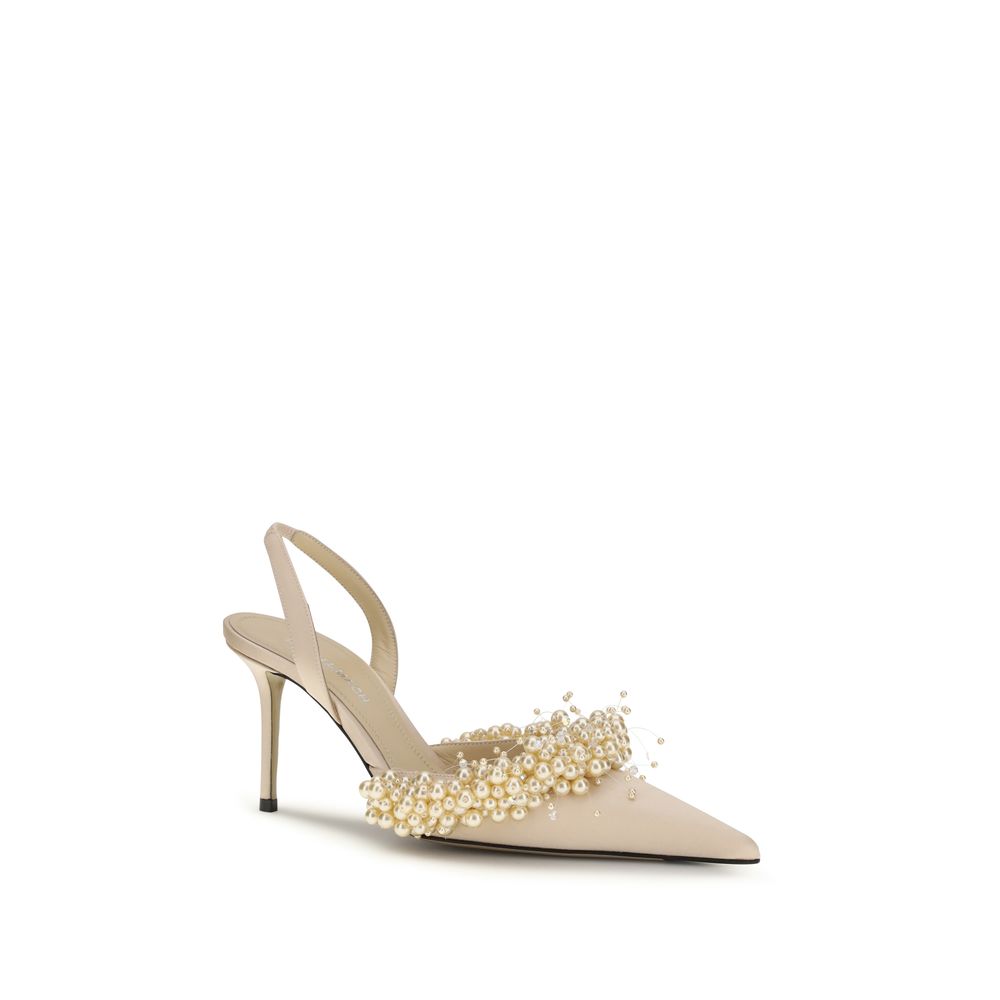 MACH & MACH Beige High Heel for Women alternate view