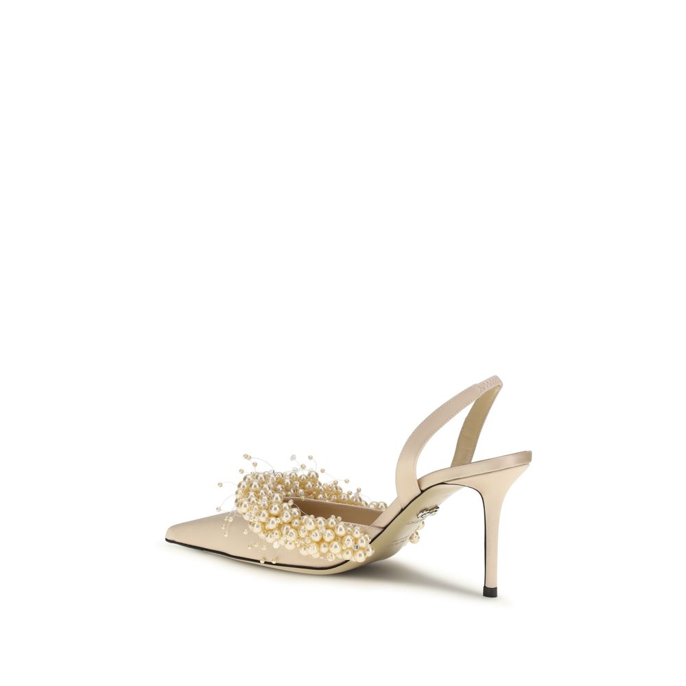 MACH & MACH Beige High Heel for Women detail view