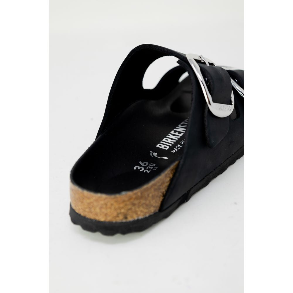 Birkenstock Pantoufles synthétiques noires