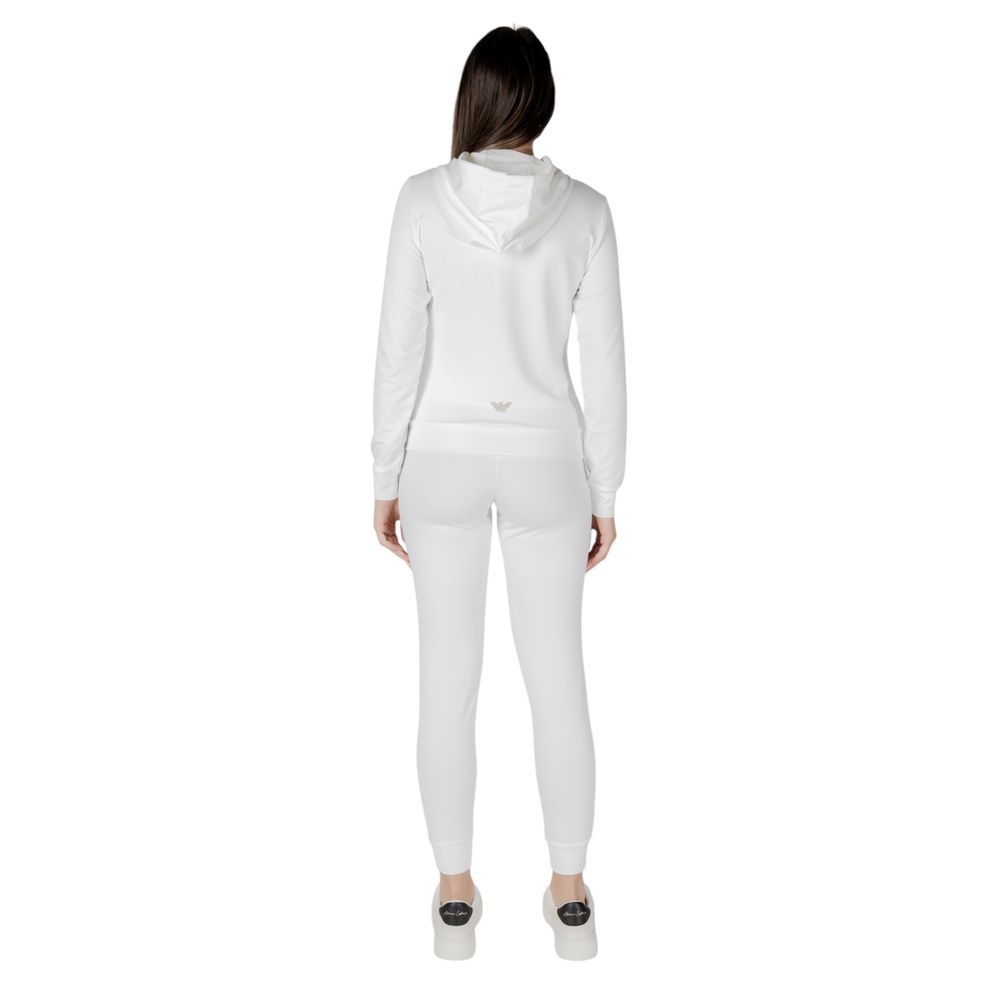 Survêtement EA7 Emporio Armani en polyester crème
