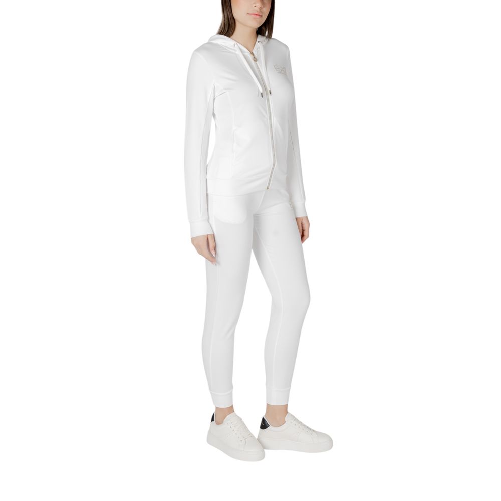Survêtement EA7 Emporio Armani en polyester crème