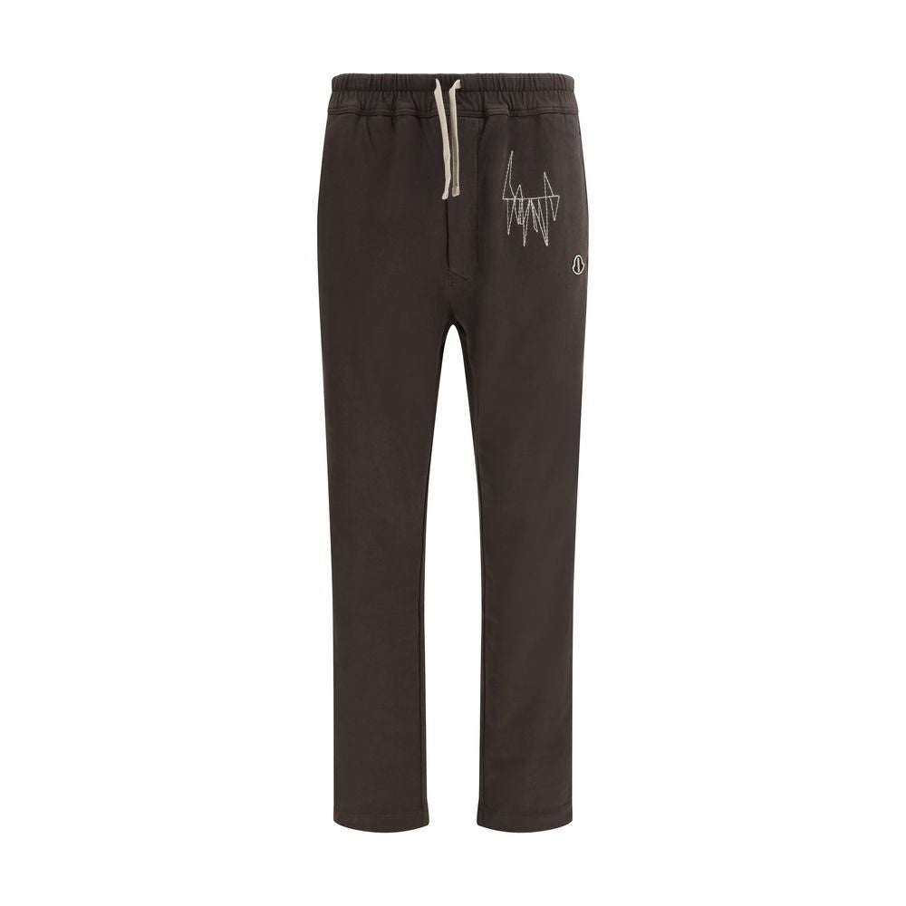 Moncler x Rick Owens Brown Athletic Pants for Men