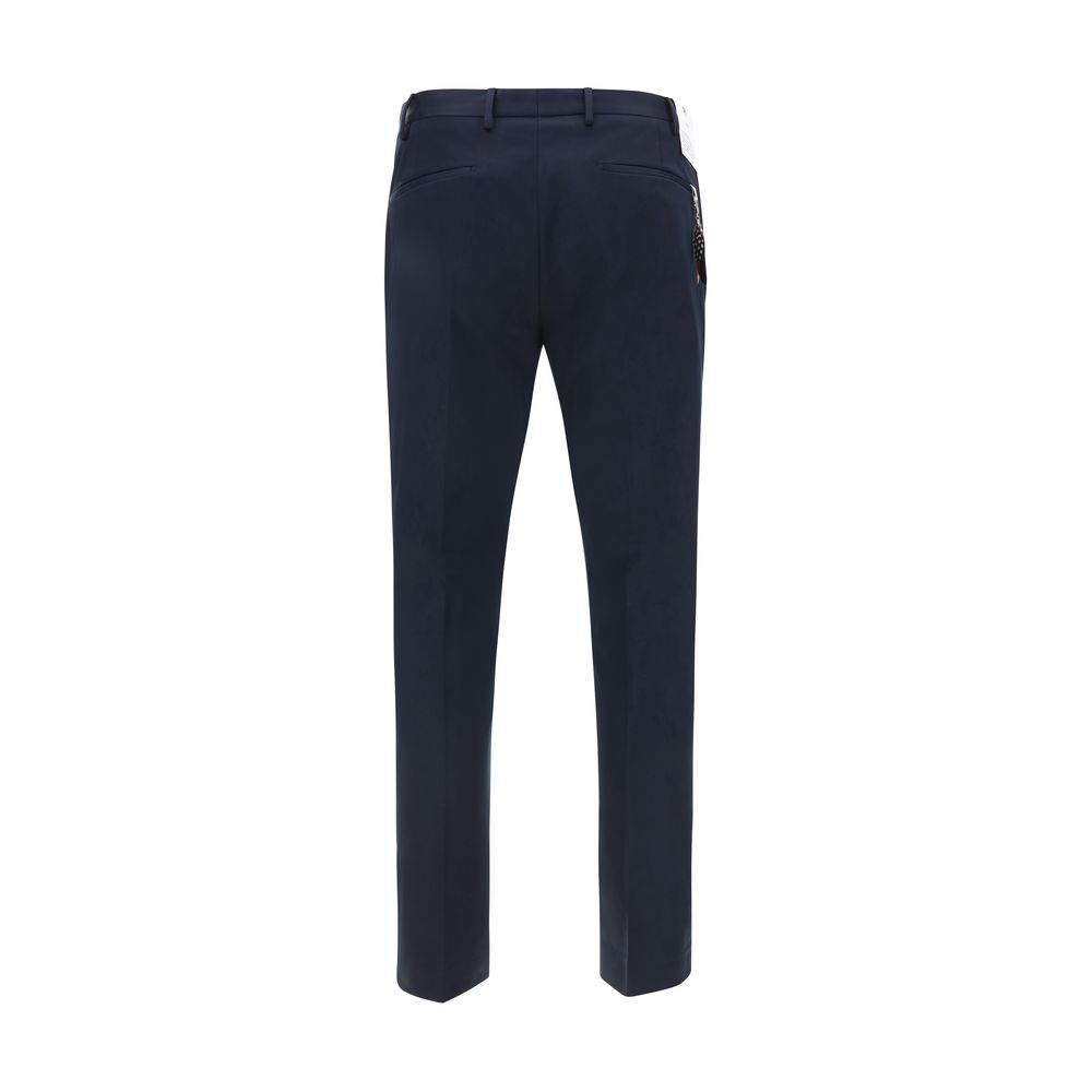 Pantalon décontracté PT Torino en coton bleu