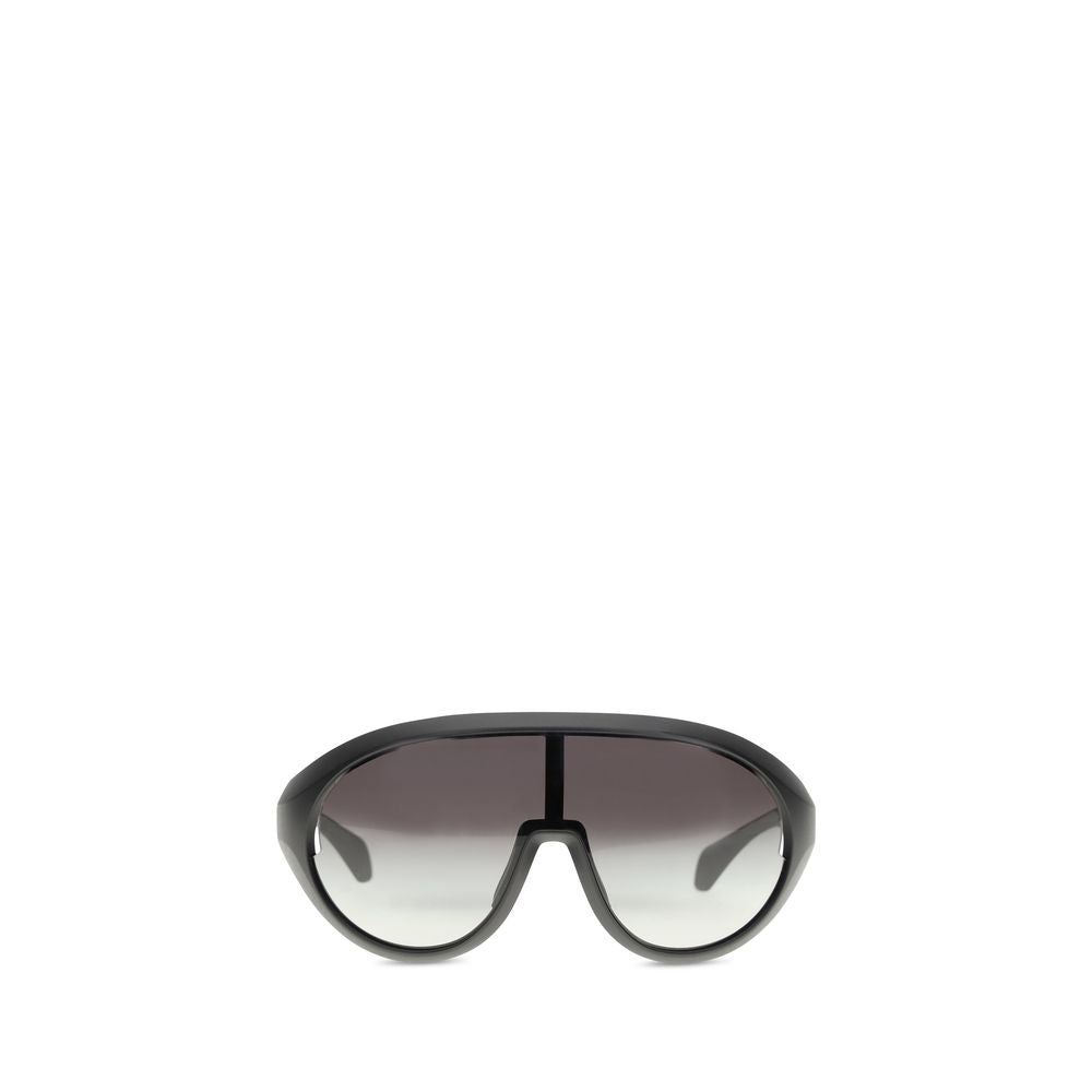 Lunettes de soleil Moncler x Rick Owens en polyamide noir