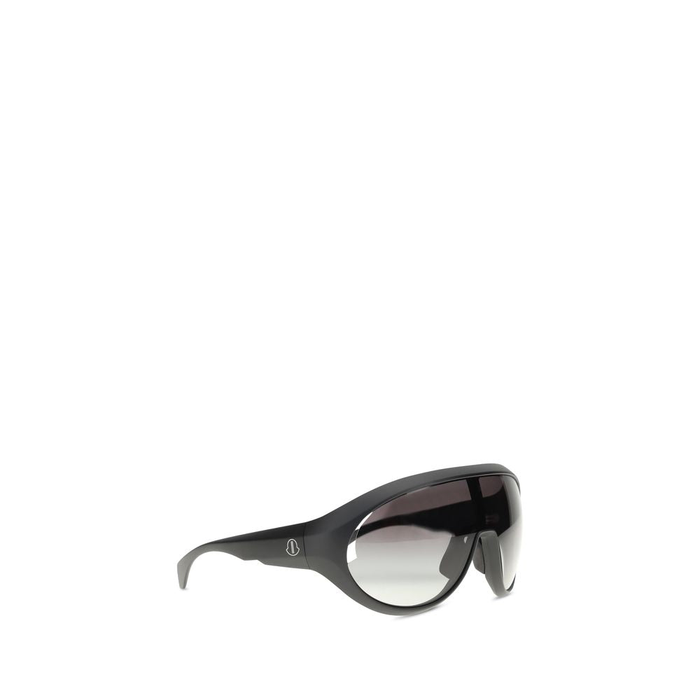 Lunettes de soleil Moncler x Rick Owens en polyamide noir