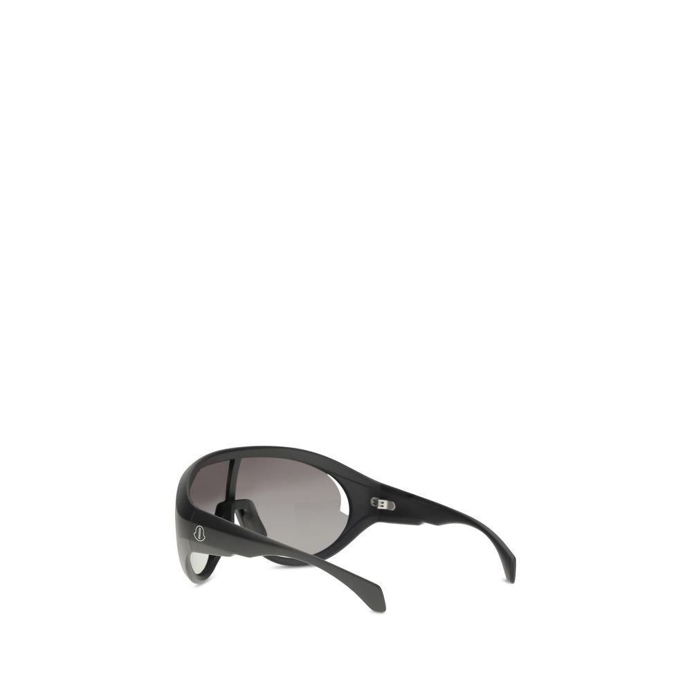 Lunettes de soleil Moncler x Rick Owens en polyamide noir