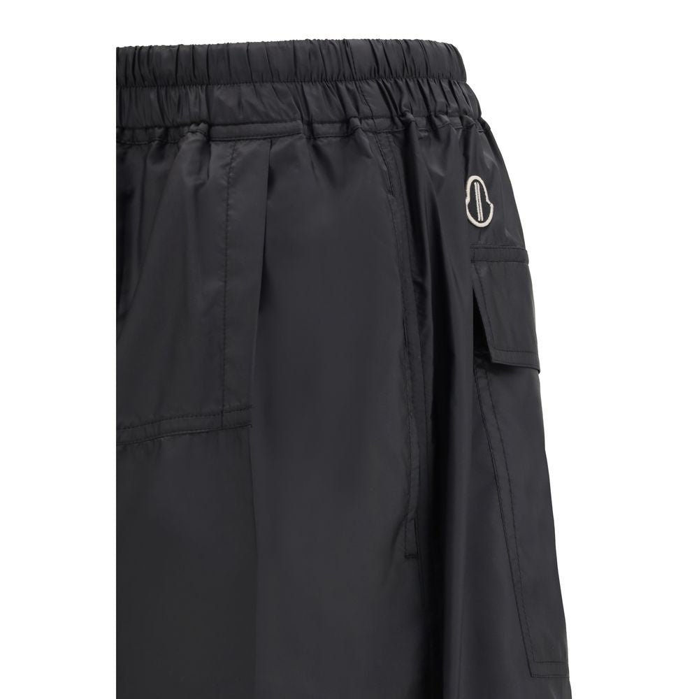 Moncler x Rick Owens Black Bermuda for Men detail view