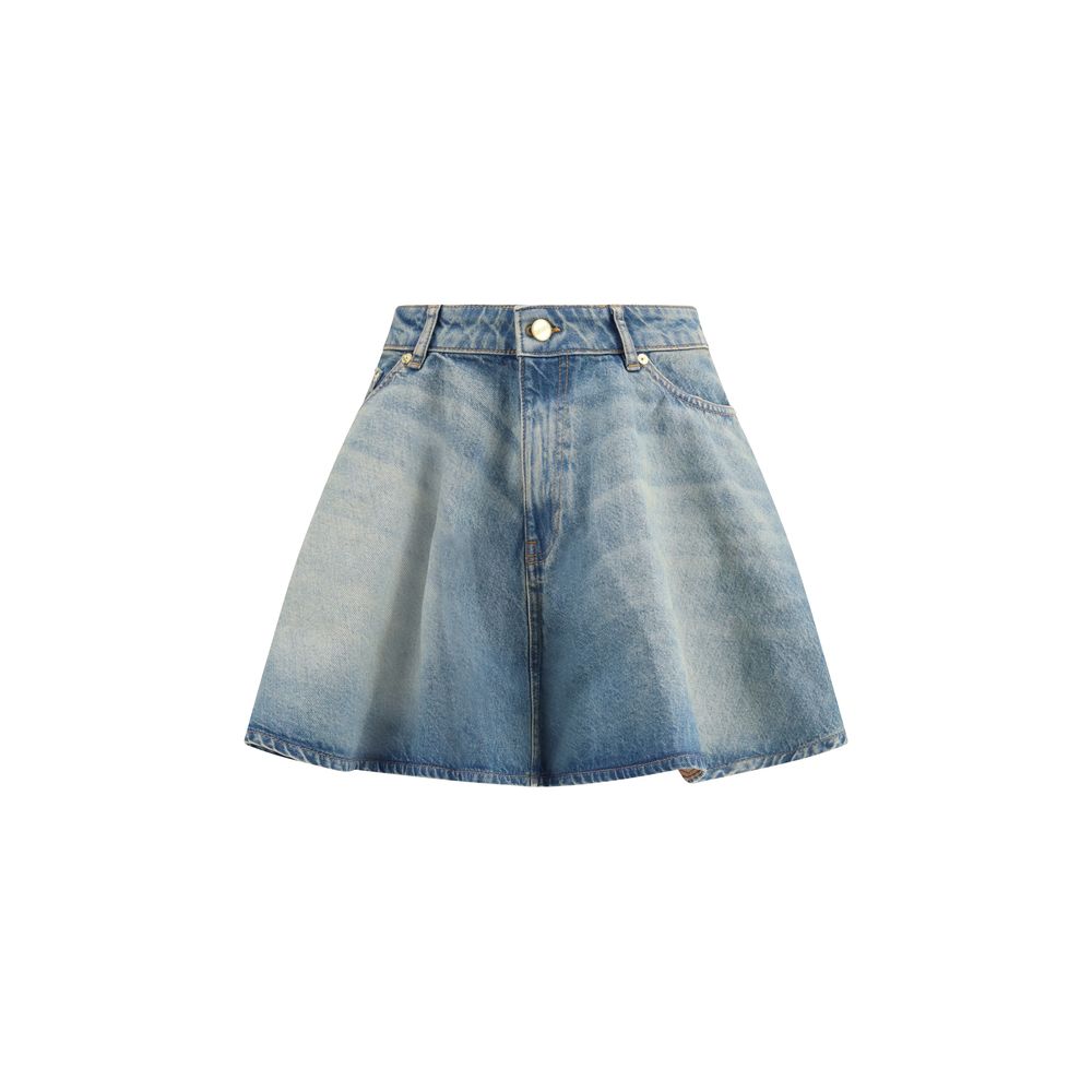 Jupe Ganni en jean bleu