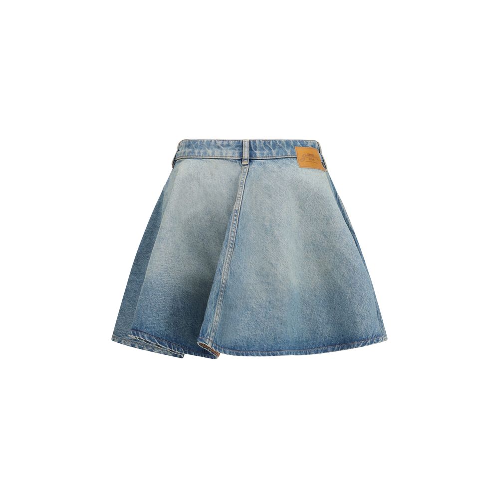 Jupe Ganni en jean bleu
