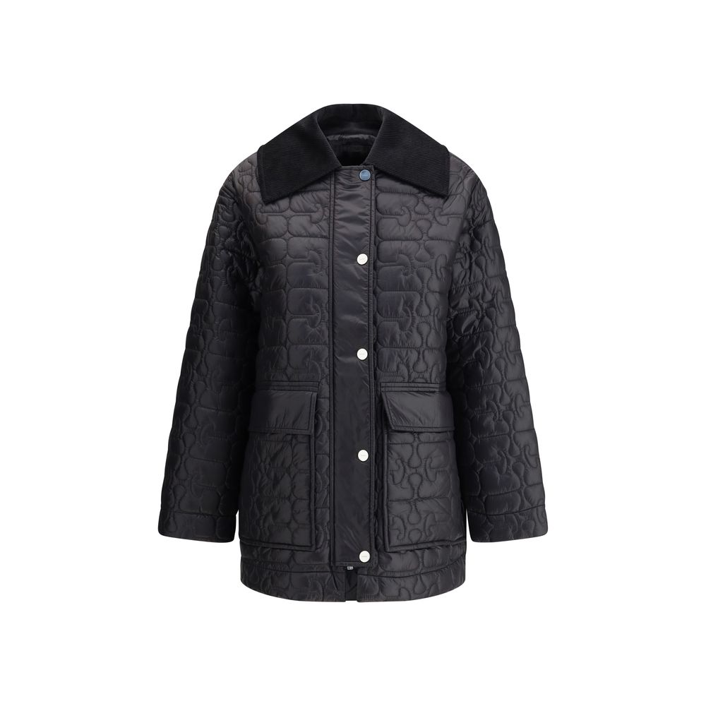 Ganni Grey Coat for Women