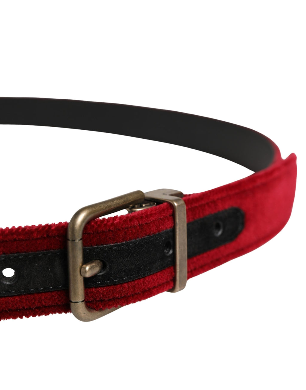 Dolce & Gabbana Red Belt for Men side view