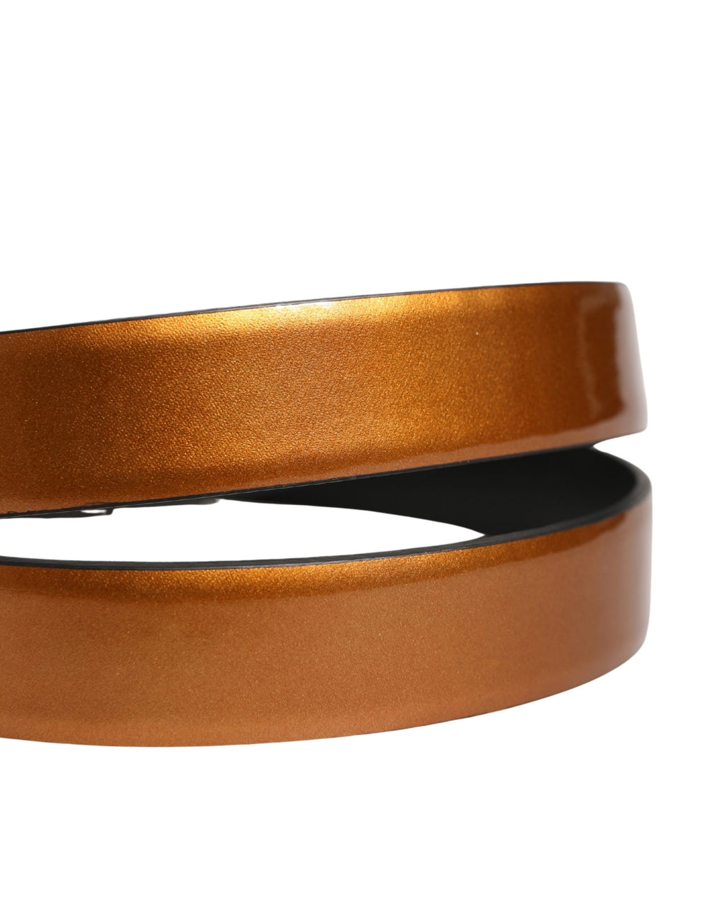 Dolce & Gabbana Ceinture Homme Classique en Cuir Marron à Boucle Métallique