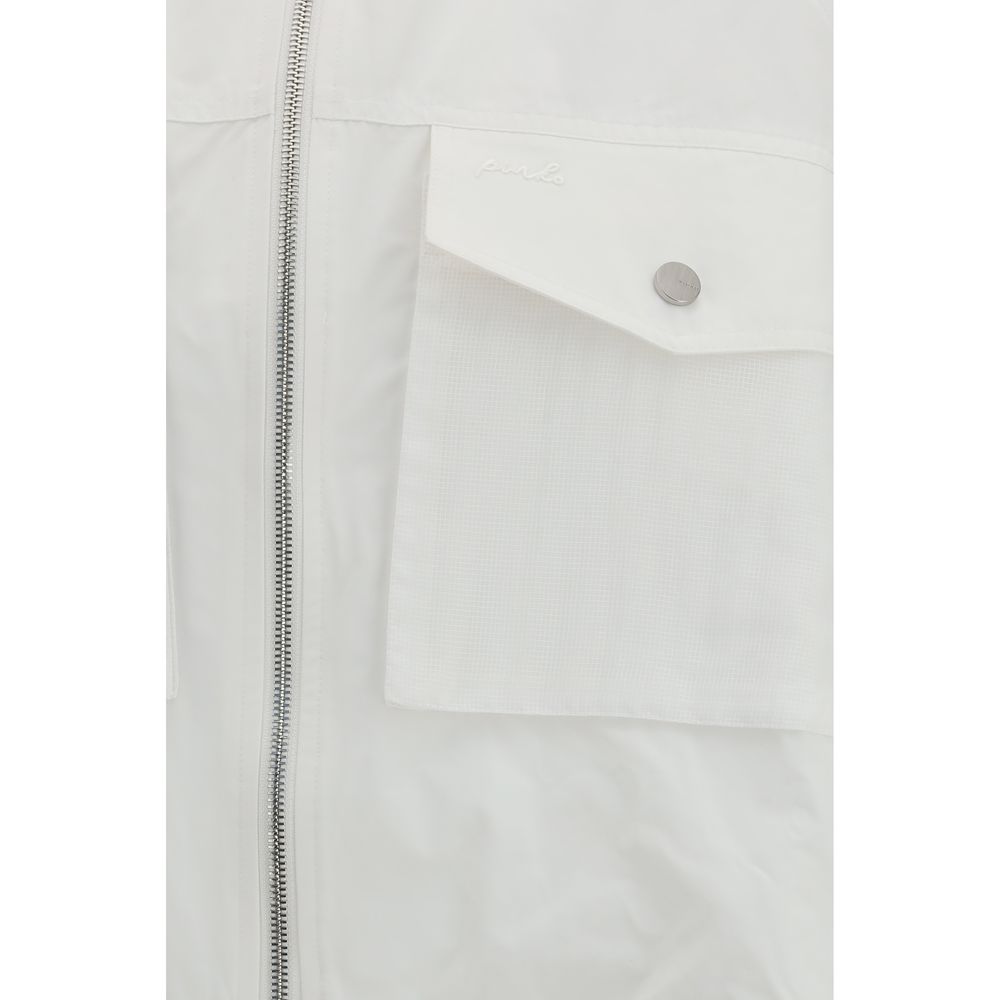 PINKO White Shell Jacket for Women detail view