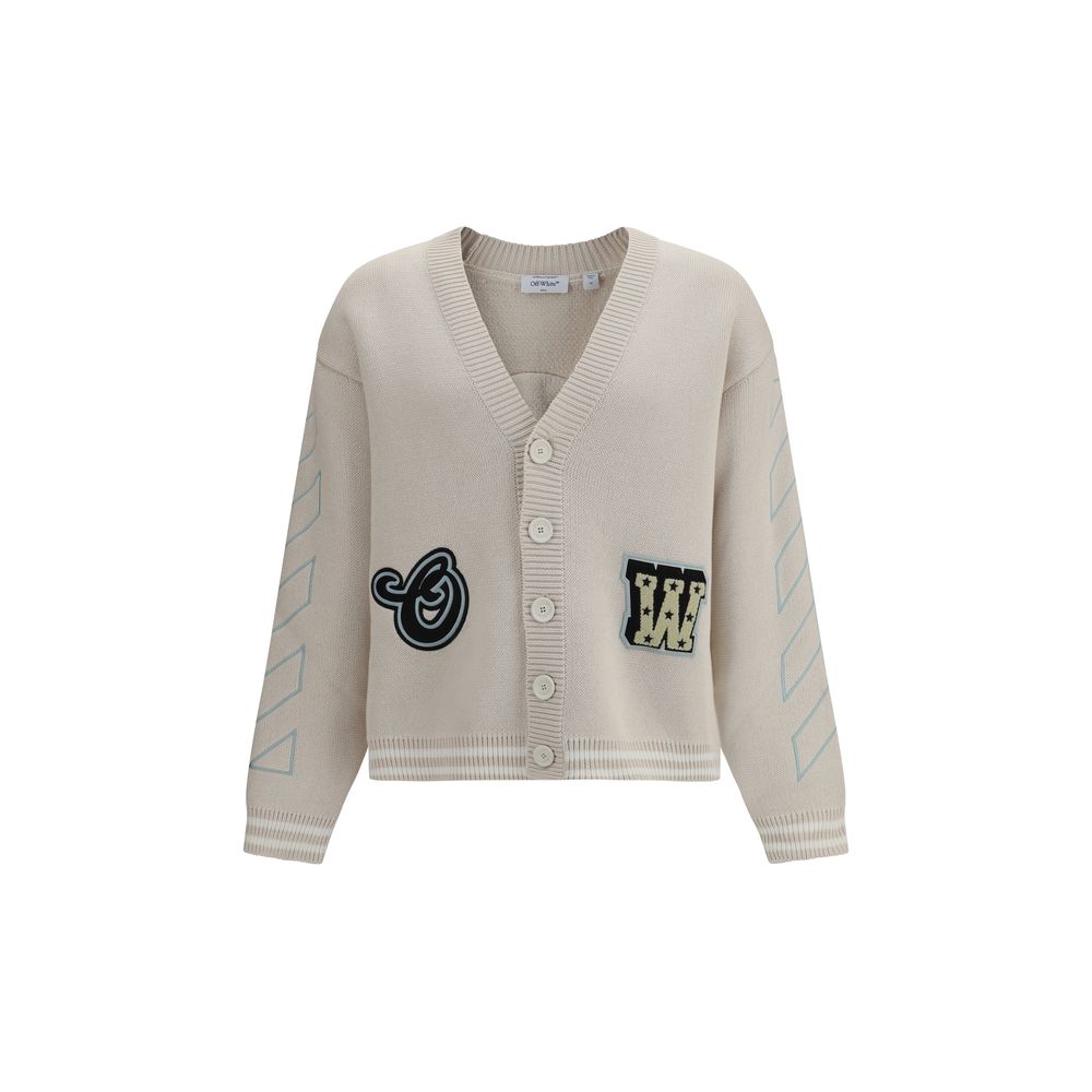 Gilet en coton beige Off-White