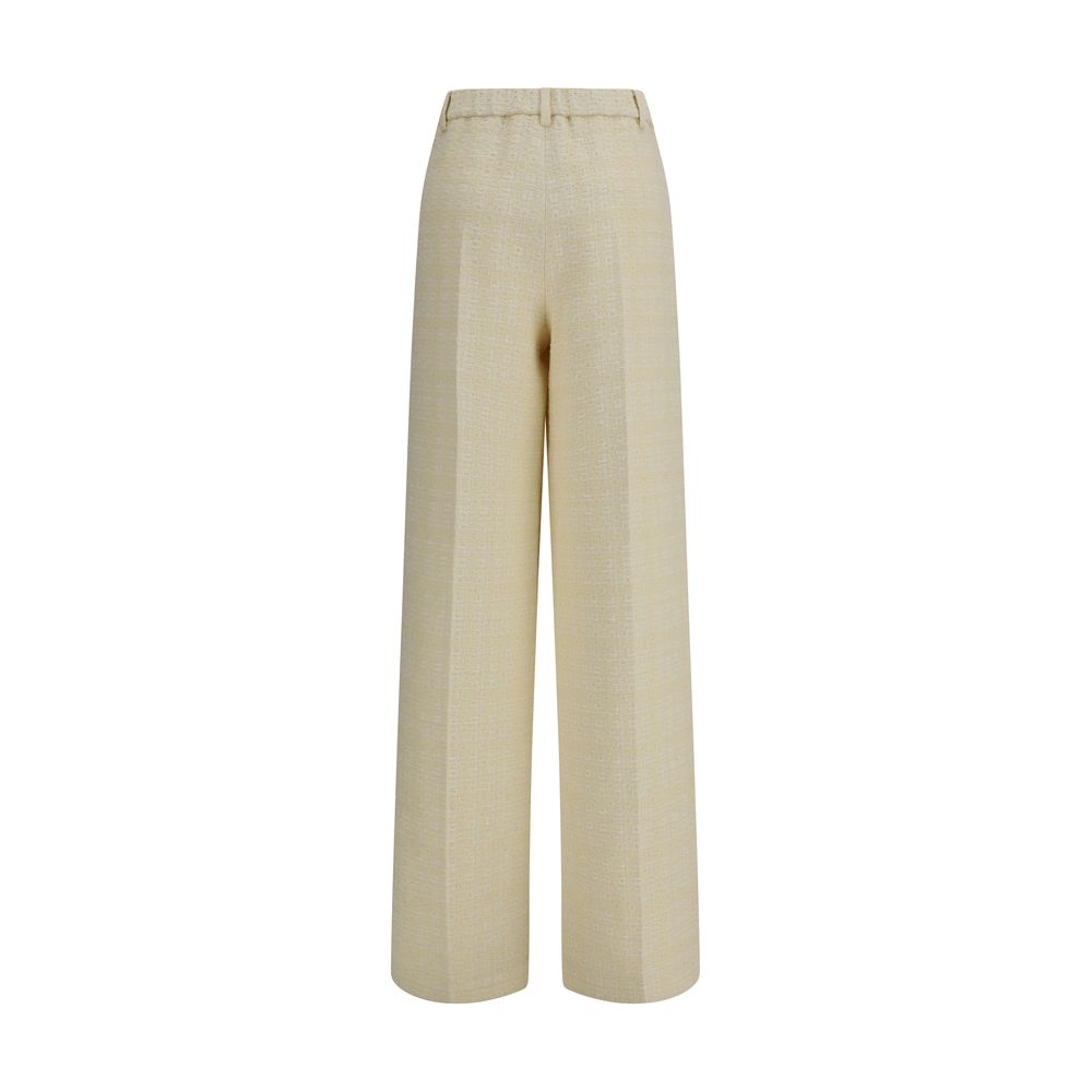 Pantalon de costume Gucci en coton beige