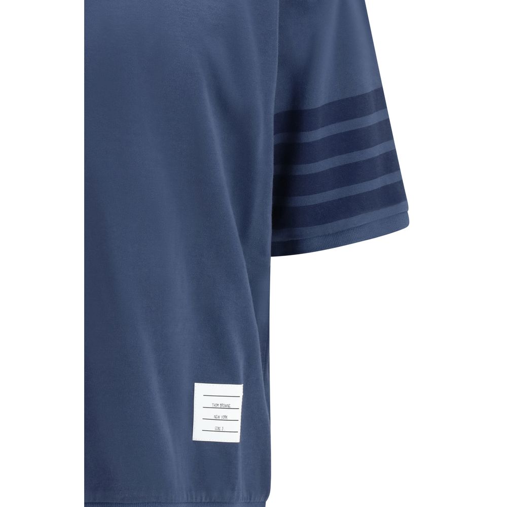 Thom Browne Blue T-Shirts for Men detail view