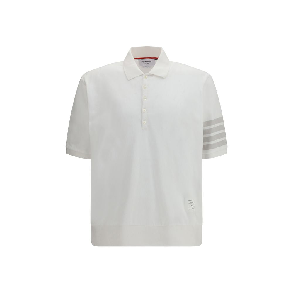 Thom Browne White Polo Shirt for Men