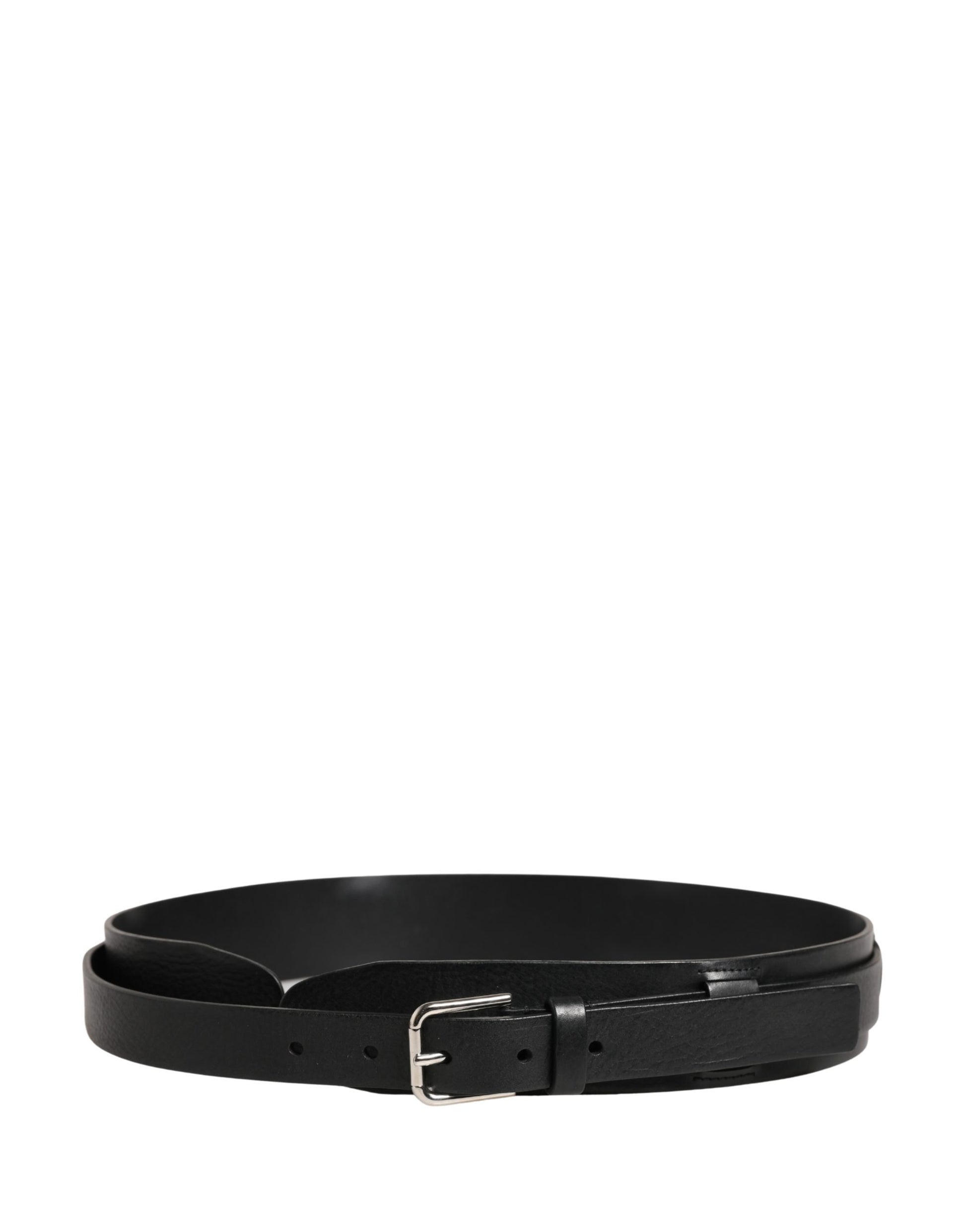 Dolce & Gabbana Black High Waist Belts for Men detail view