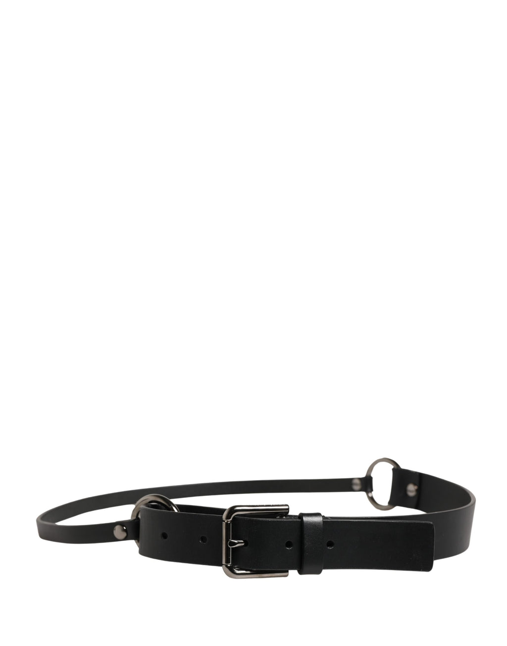 Dolce & Gabbana Black High Waist Belts for Men detail view