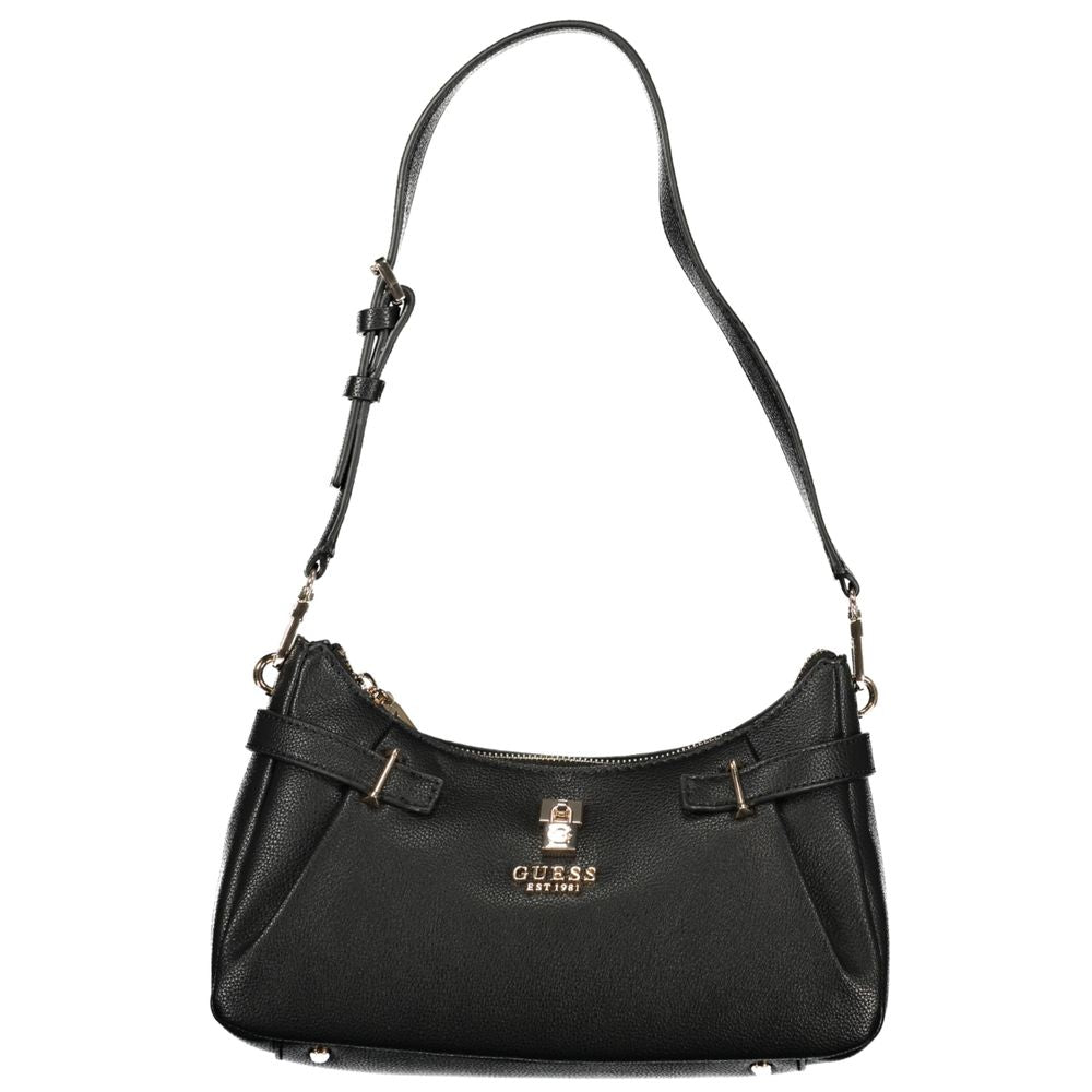Sac à main Guess en polyuréthane noir pour femme