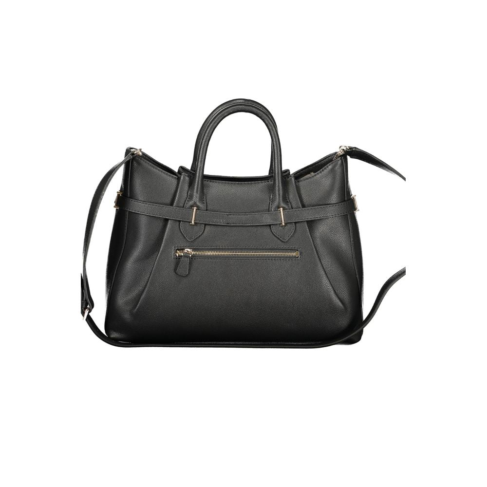 Sac à main Guess en polyuréthane noir pour femme