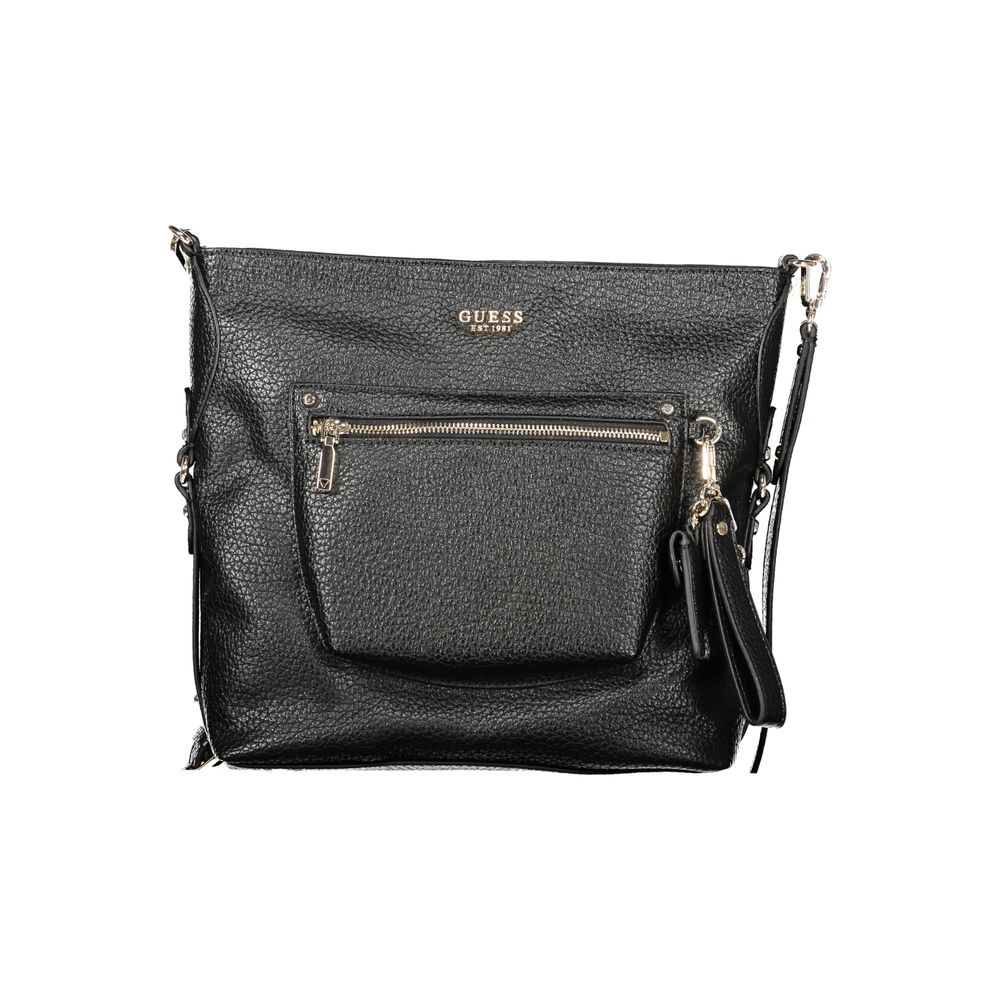 Guess Jeans Black Polyurethane Women's Handbag