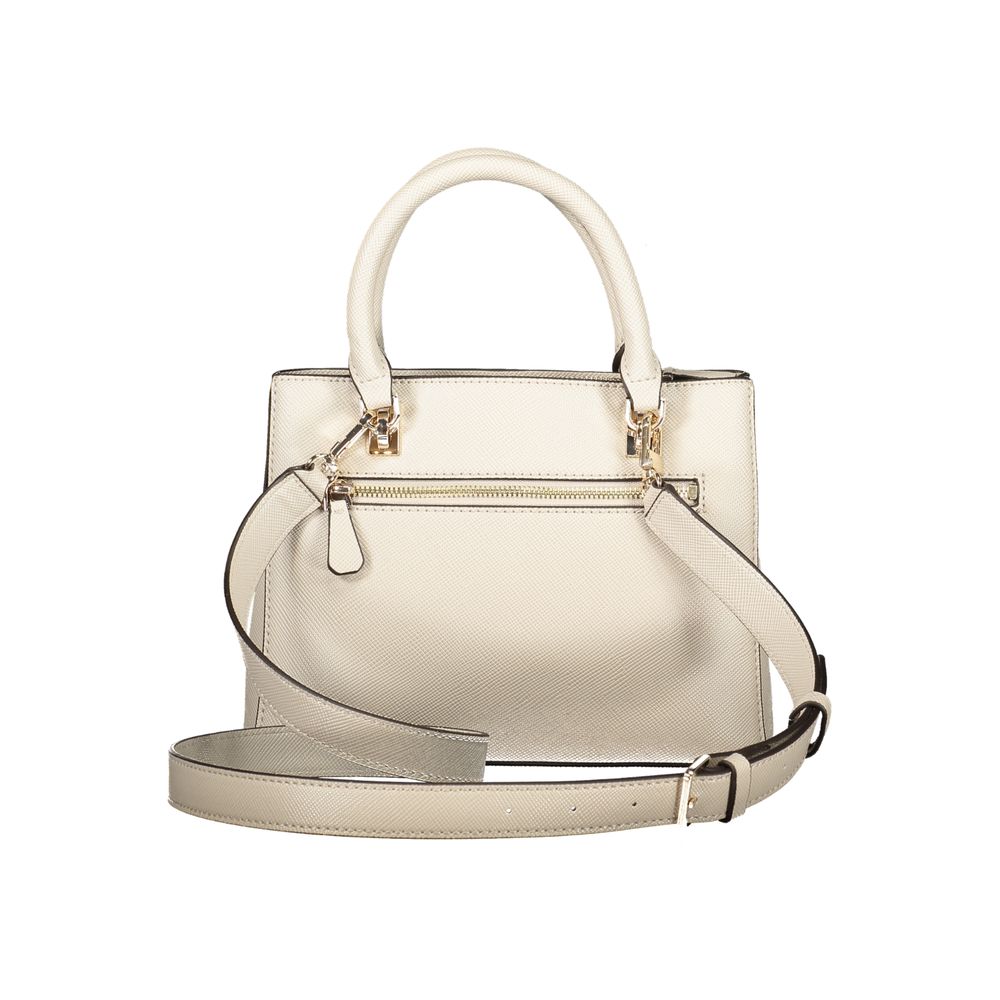 Sac à main Guess en polyuréthane beige pour femme
