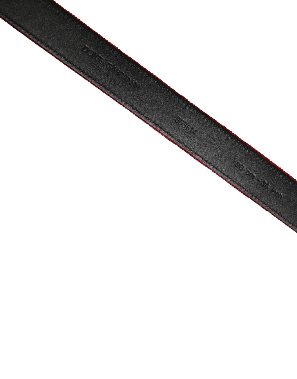 Dolce & Gabbana Red Belt for Men additional view