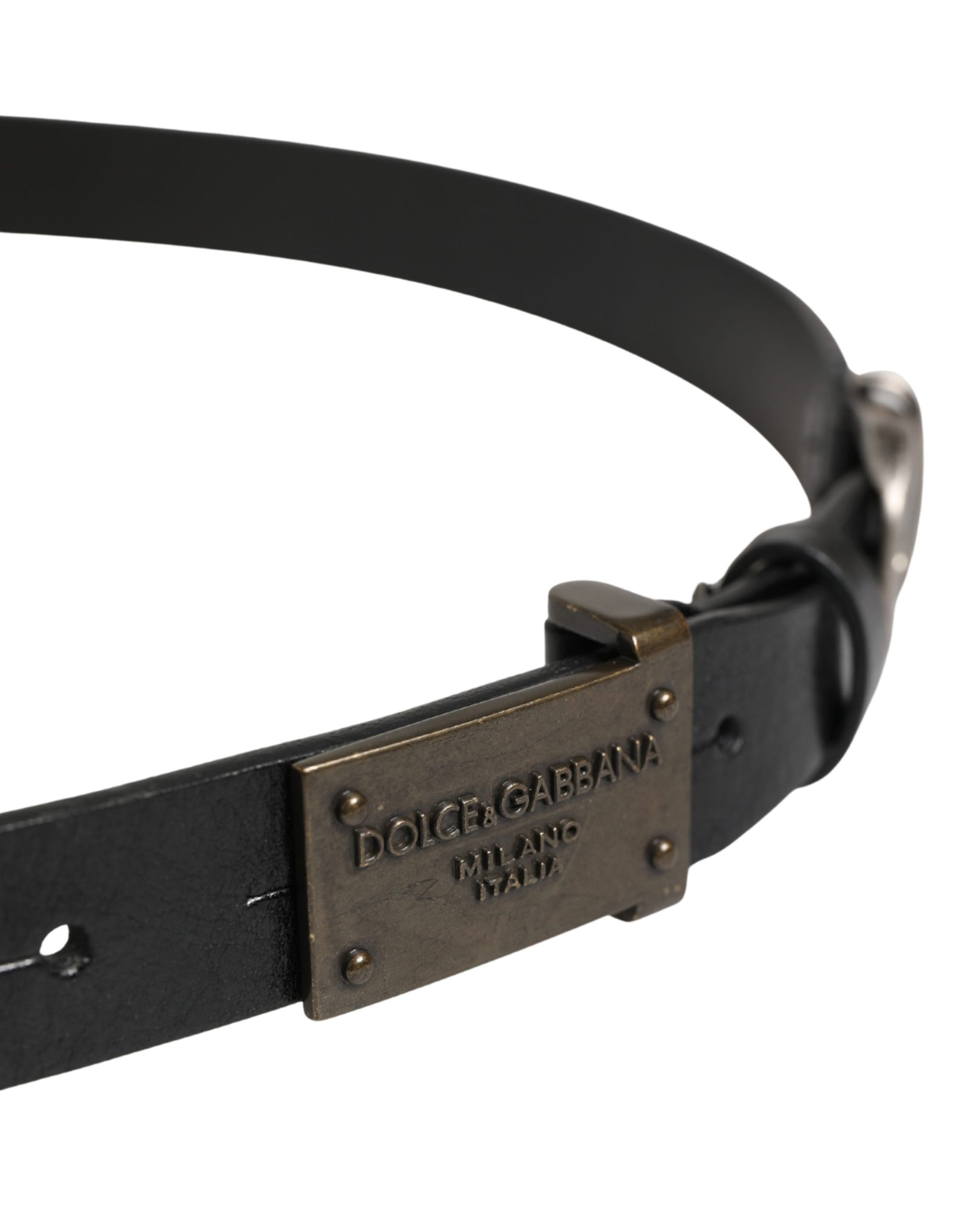 Dolce & Gabbana Black Belt for Men side view