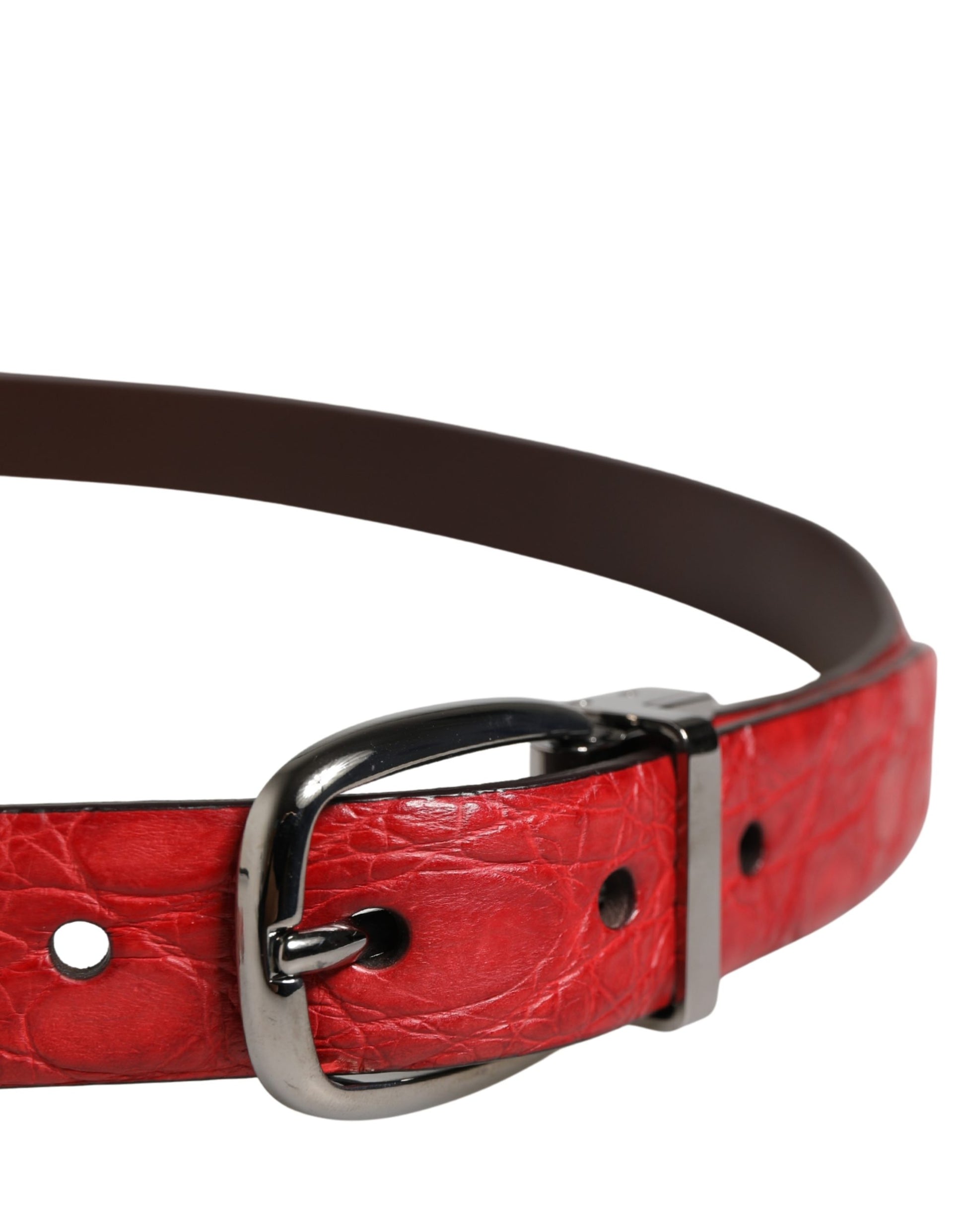 Dolce & Gabbana Red Belt for Men side view