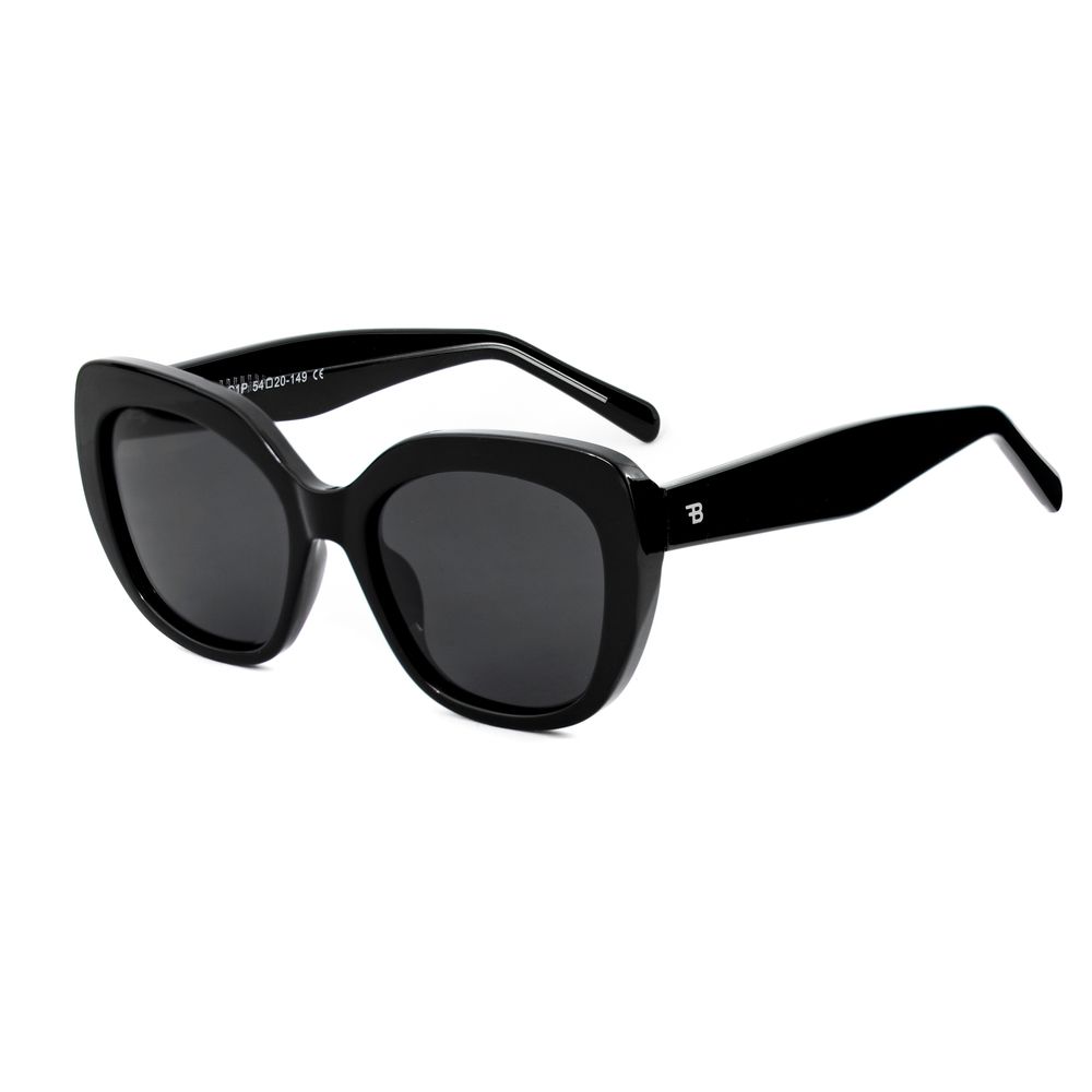 Lunettes de soleil Bobroff en acétate noir