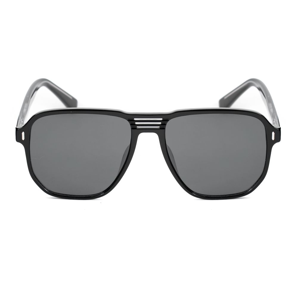 Lunettes de soleil Bobroff en acétate noir