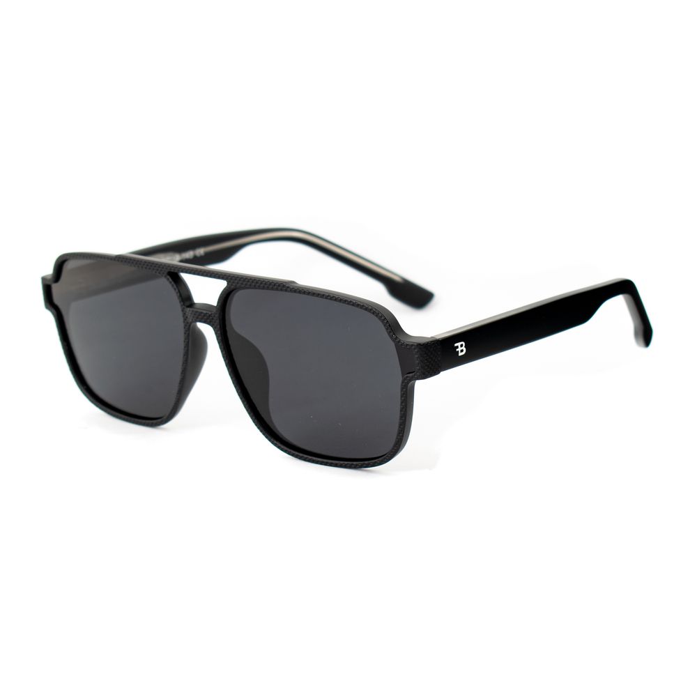 Lunettes de soleil Bobroff en acétate noir
