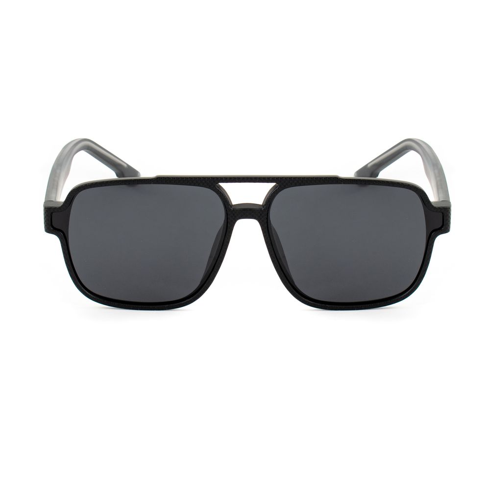 Lunettes de soleil Bobroff en acétate noir