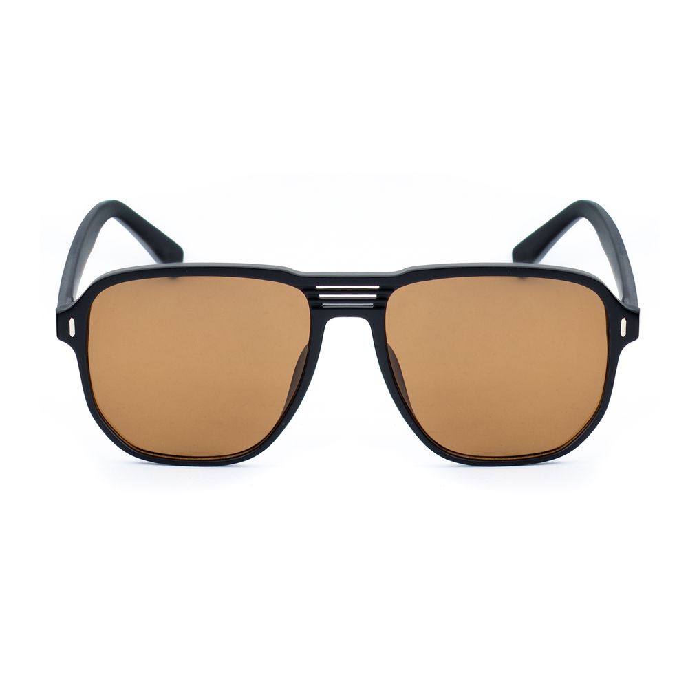 Lunettes de soleil Bobroff en acétate noir