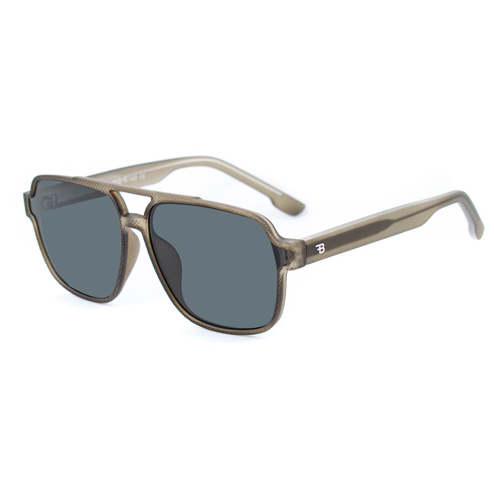 Lunettes de soleil Bobroff en acétate gris
