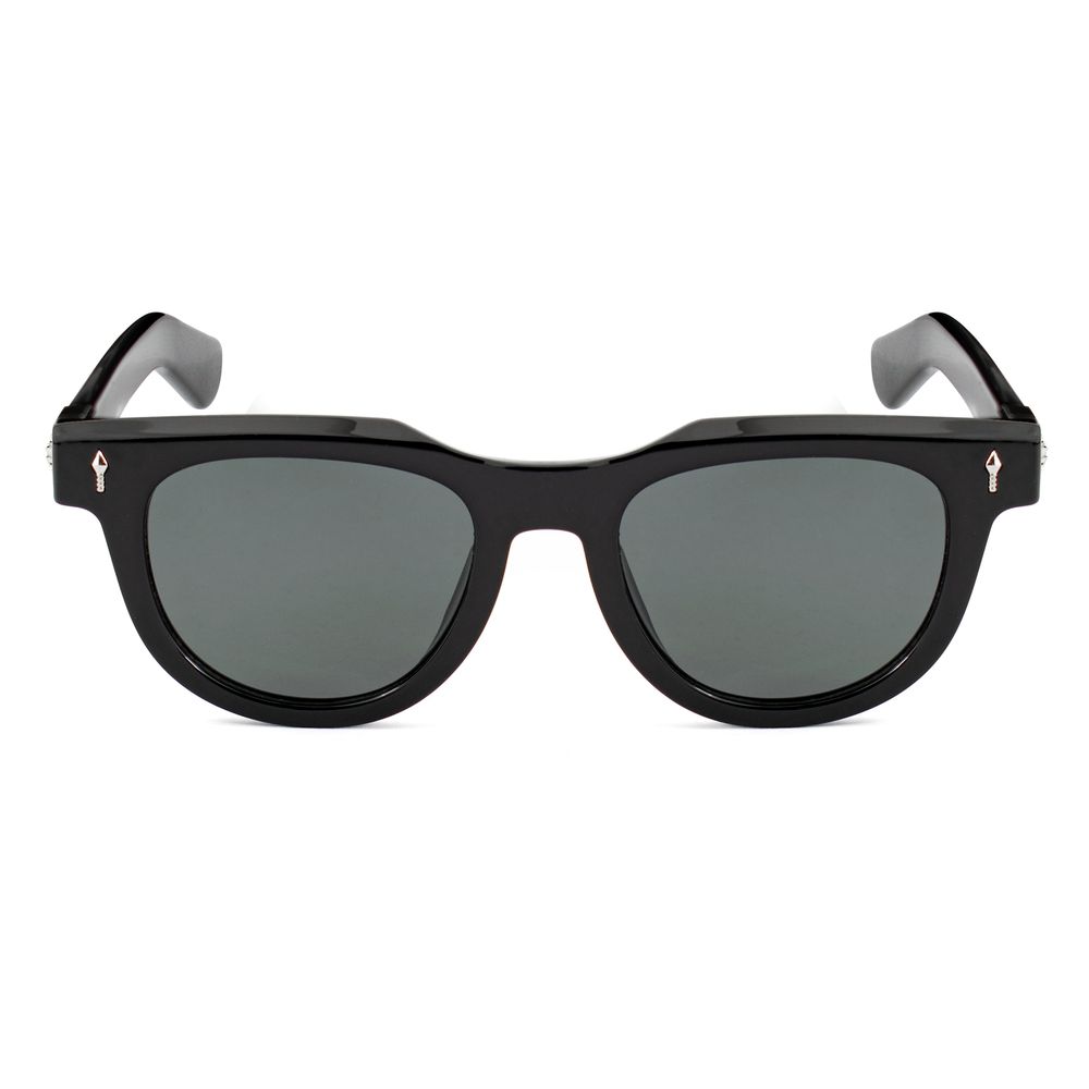 Lunettes de soleil Bobroff en acétate noir