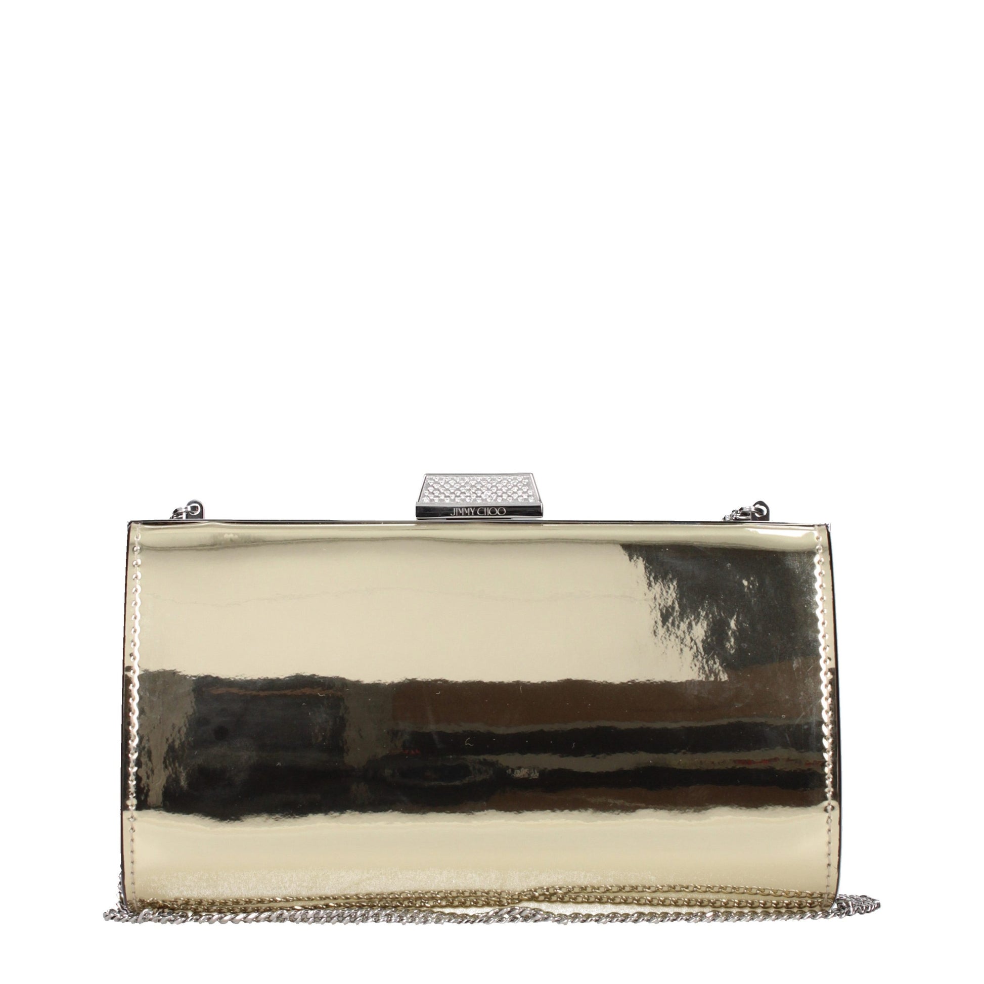 Jimmy Choo Gold Clutch Bag for Women