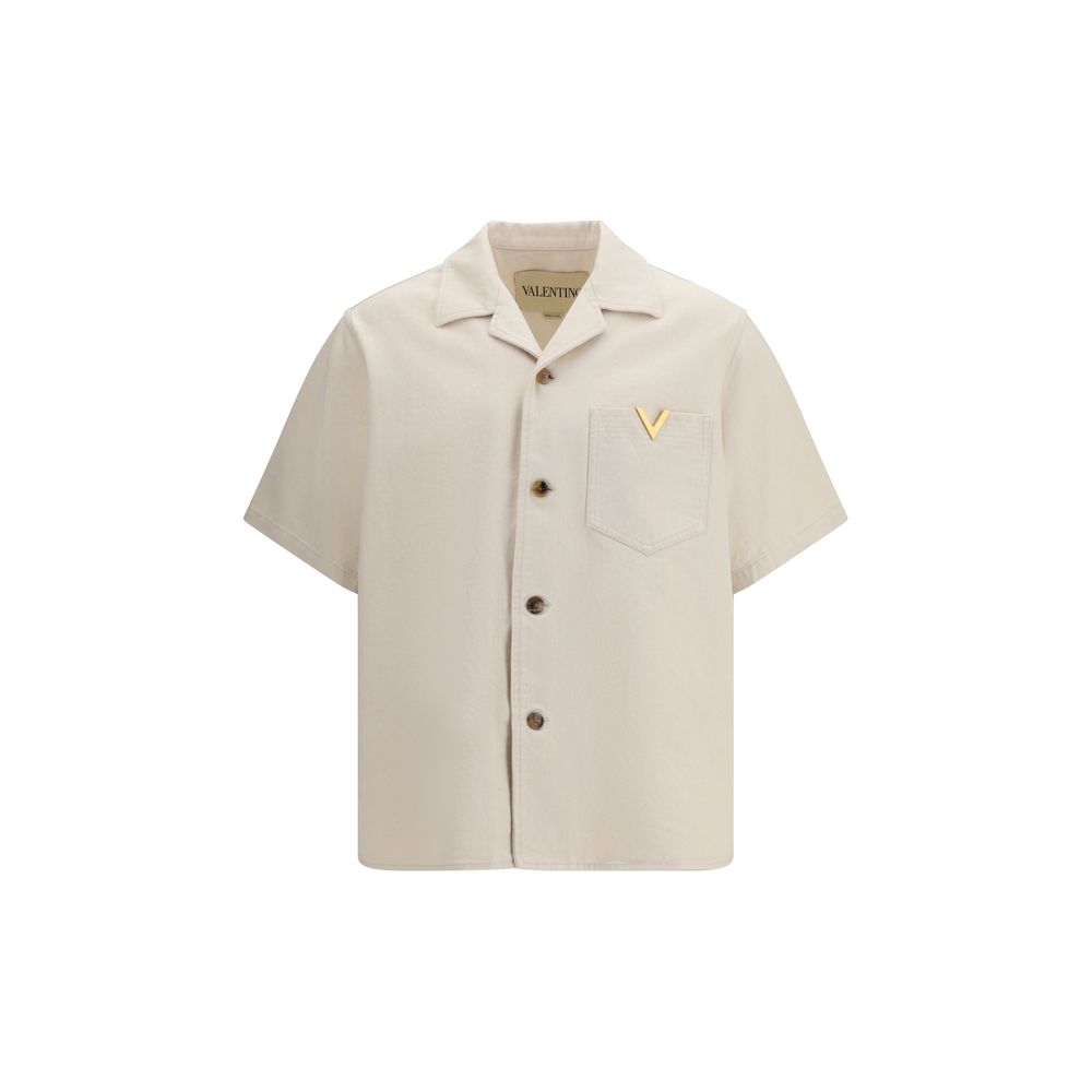 Chemise en jean beige Valentino