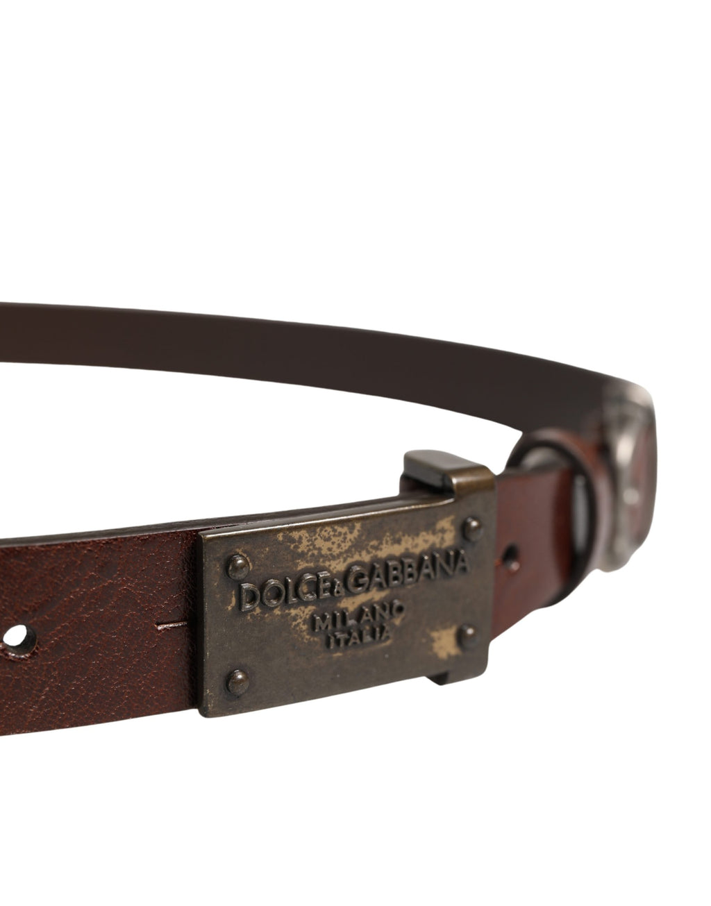 Dolce & Gabbana Brown Belt for Men side view