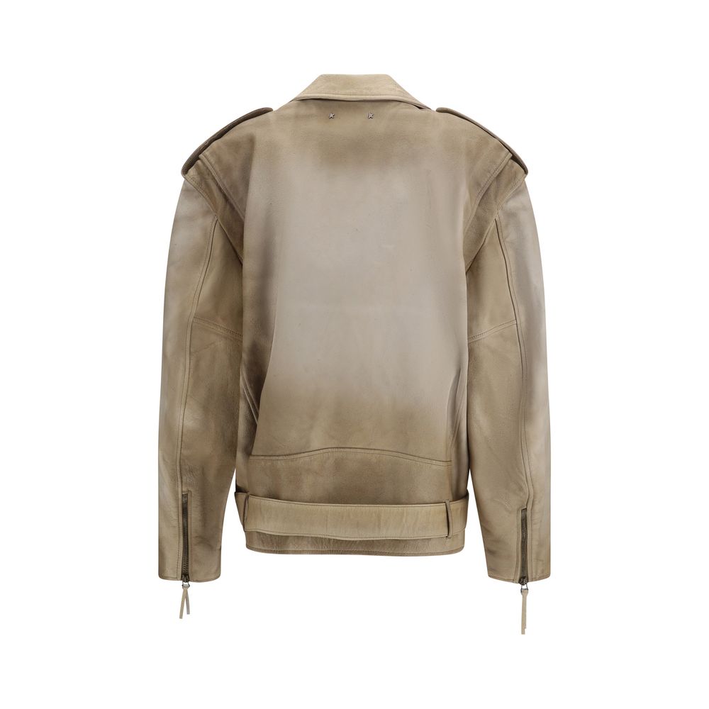 Golden Goose Beige Biker Jackets for Women alternate view