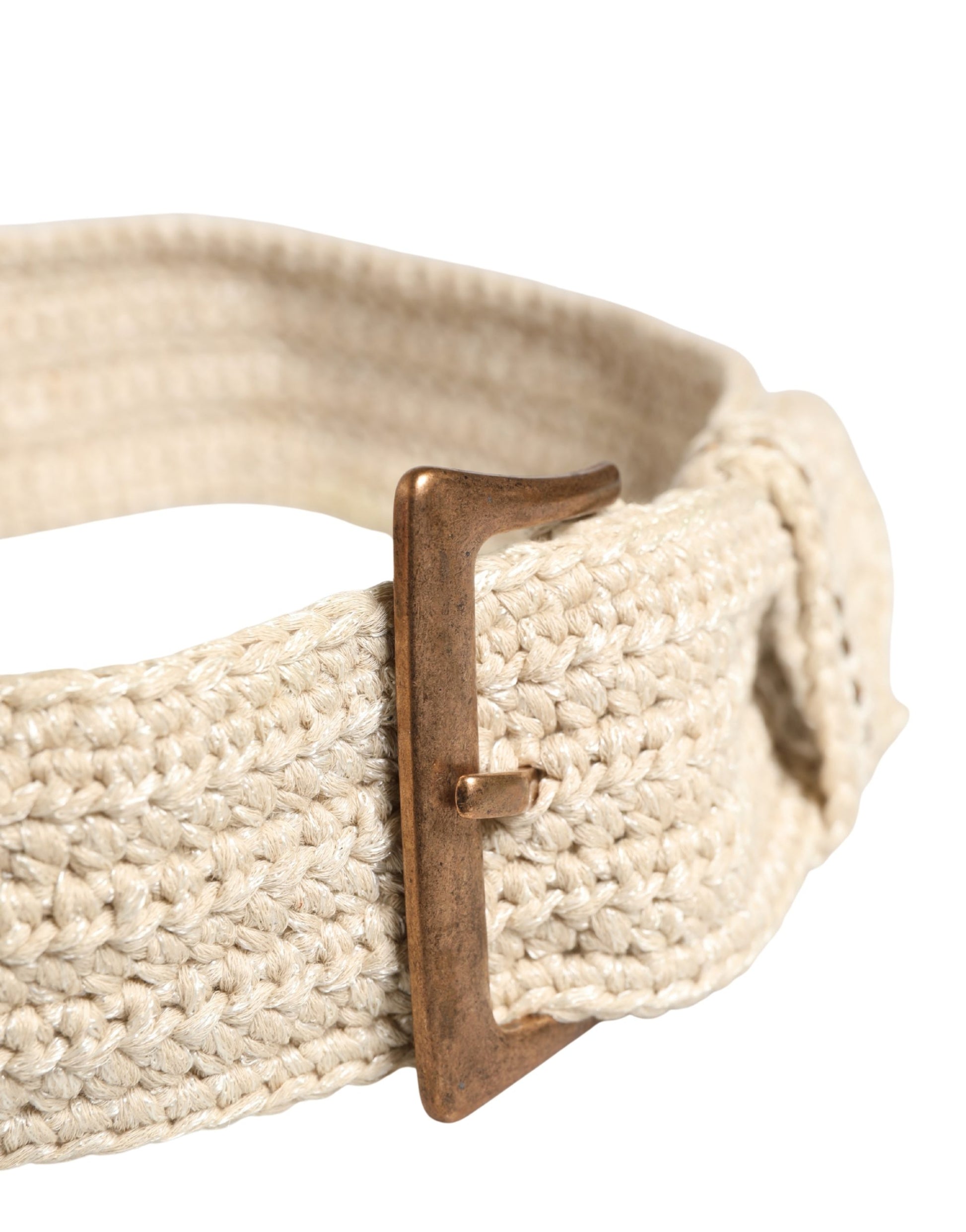 Ermanno Scervino Beige Belt for Women side view